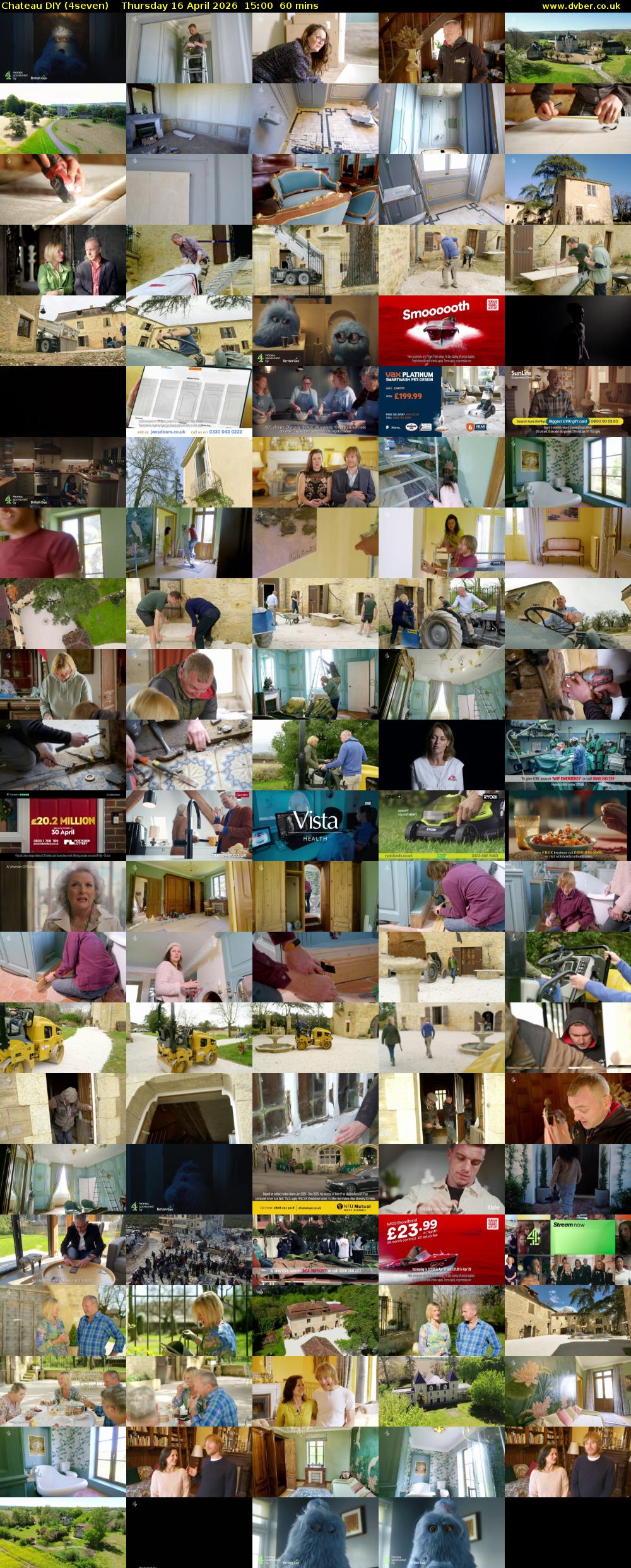 Chateau DIY (4seven) Thursday 16 April 2026 15:00 - 16:00