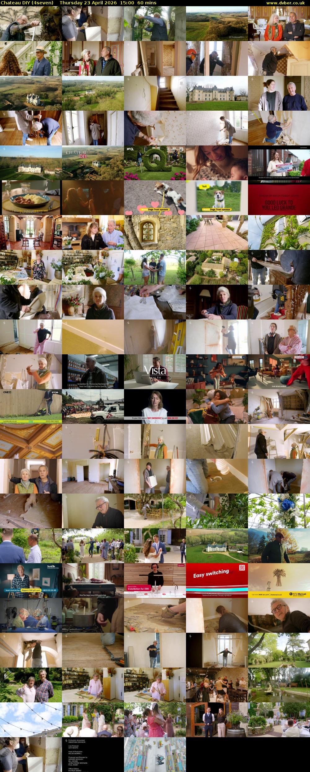 Chateau DIY (4seven) Thursday 23 April 2026 15:00 - 16:00