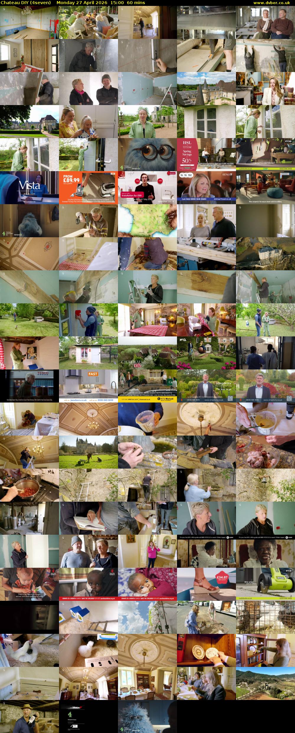 Chateau DIY (4seven) Monday 27 April 2026 15:00 - 16:00