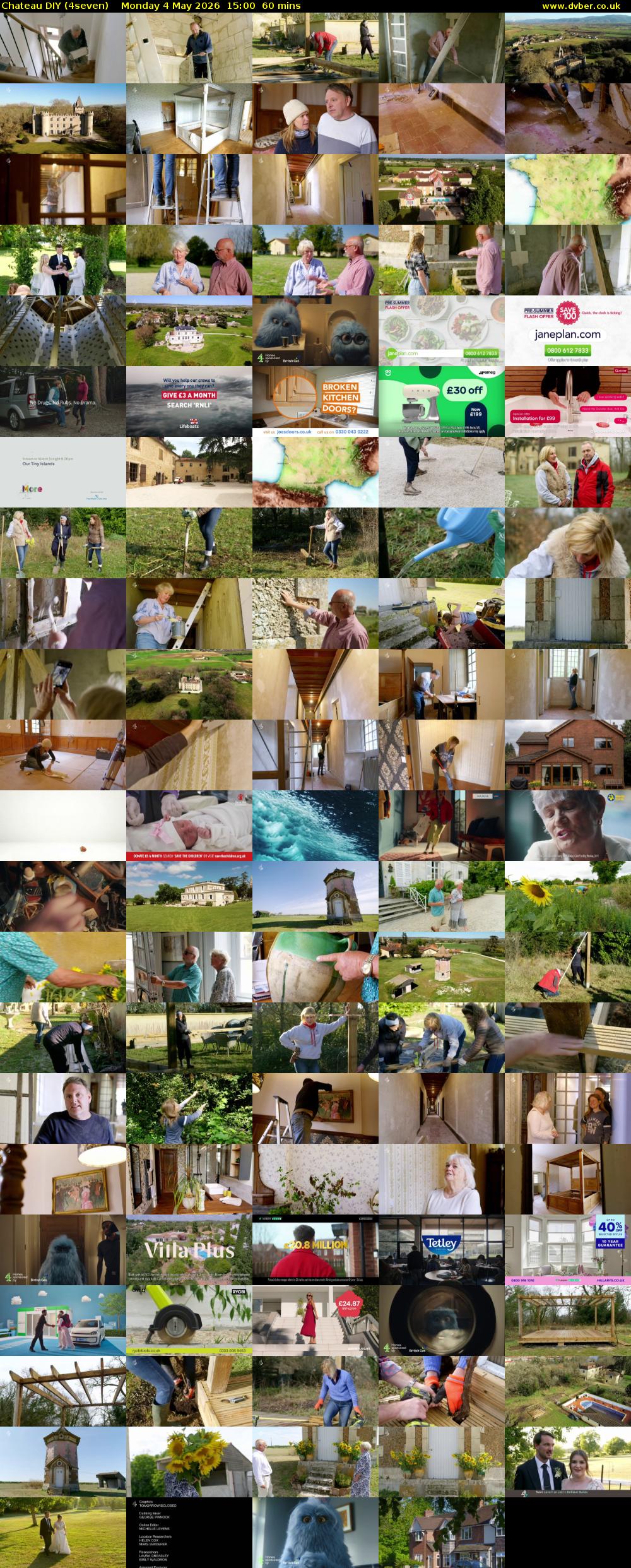 Chateau DIY (4seven) Monday 4 May 2026 15:00 - 16:00