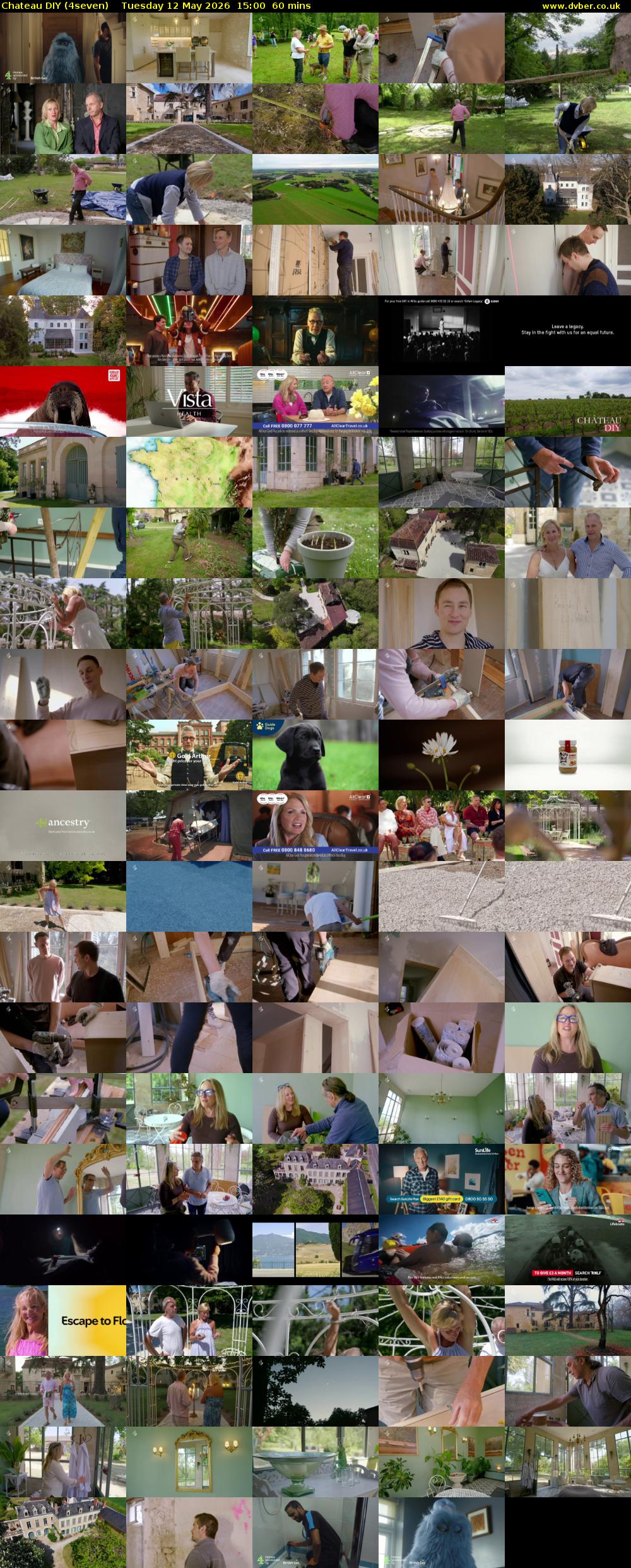 Chateau DIY (4seven) Tuesday 12 May 2026 15:00 - 16:00