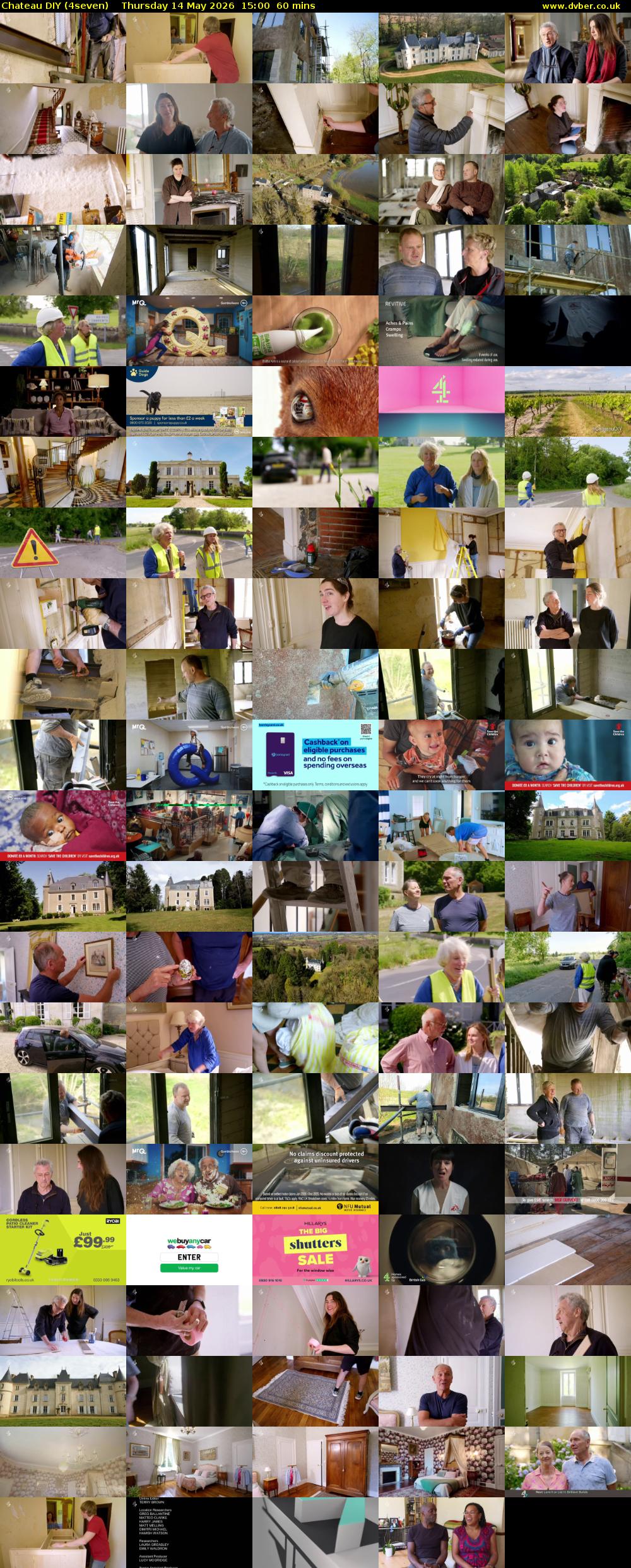Chateau DIY (4seven) Thursday 14 May 2026 15:00 - 16:00