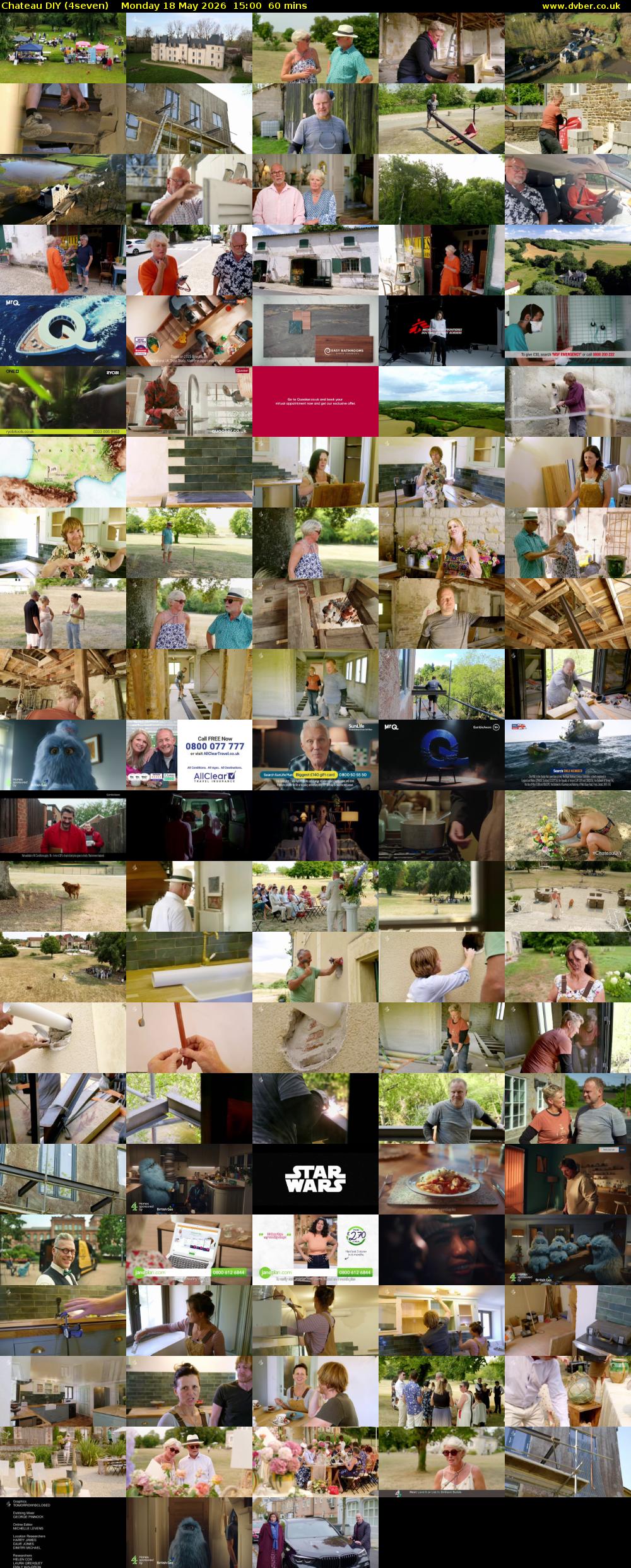 Chateau DIY (4seven) Monday 18 May 2026 15:00 - 16:00