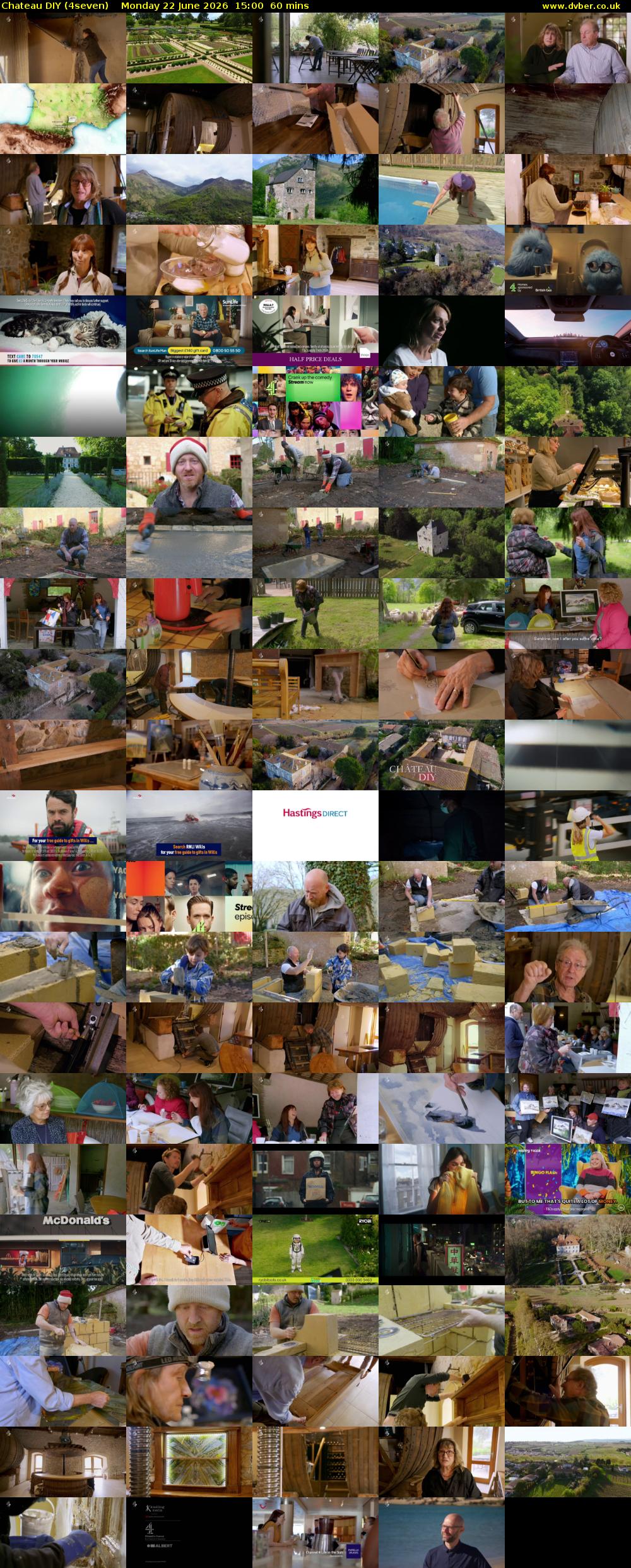 Chateau DIY (4seven) Monday 22 June 2026 15:00 - 16:00