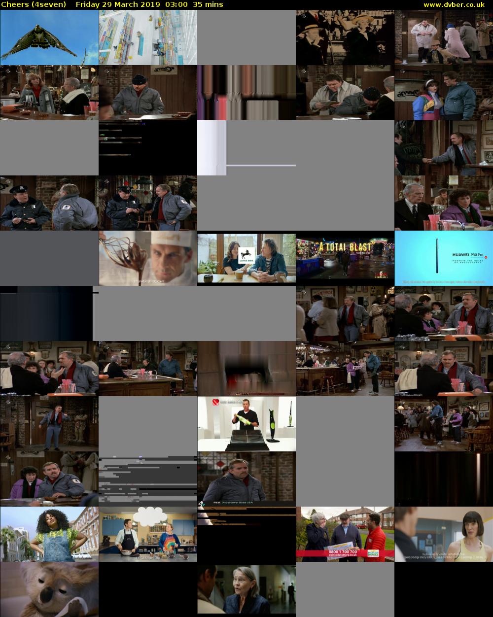 Cheers (4seven) Friday 29 March 2019 03:00 - 03:35