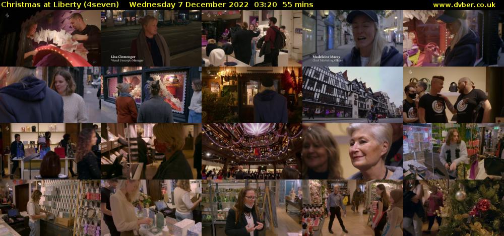 Christmas at Liberty (4seven) Wednesday 7 December 2022 03:20 - 04:15