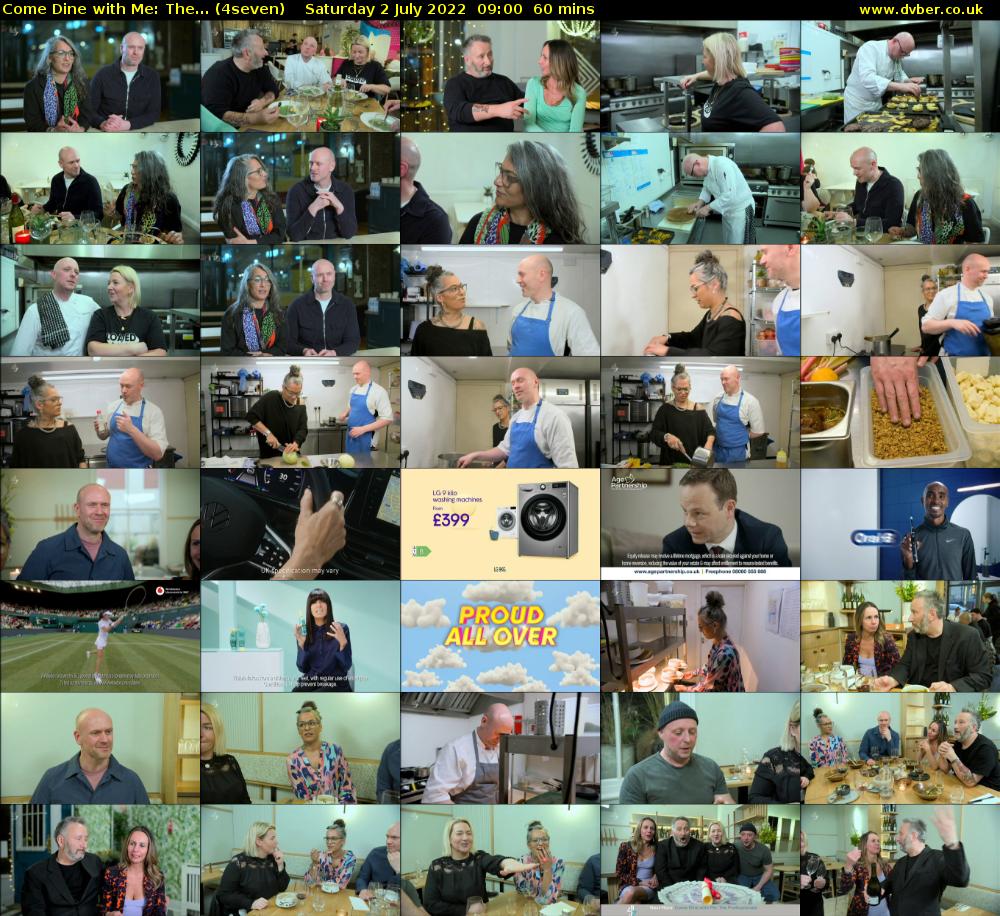 Come Dine with Me: The... (4seven) Saturday 2 July 2022 09:00 - 10:00