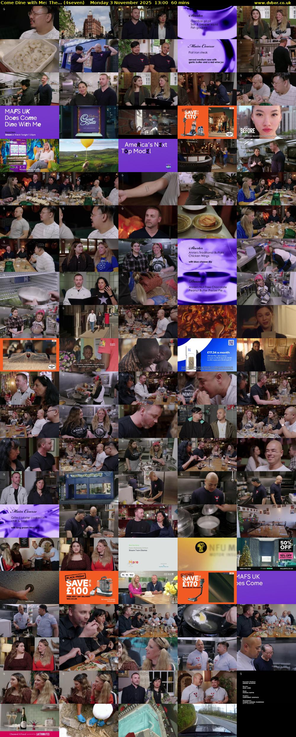 Come Dine with Me: The... (4seven) Monday 3 November 2025 13:00 - 14:00