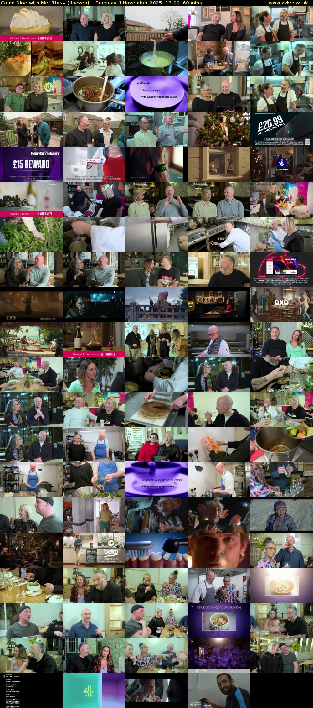 Come Dine with Me: The... (4seven) Tuesday 4 November 2025 13:00 - 14:00