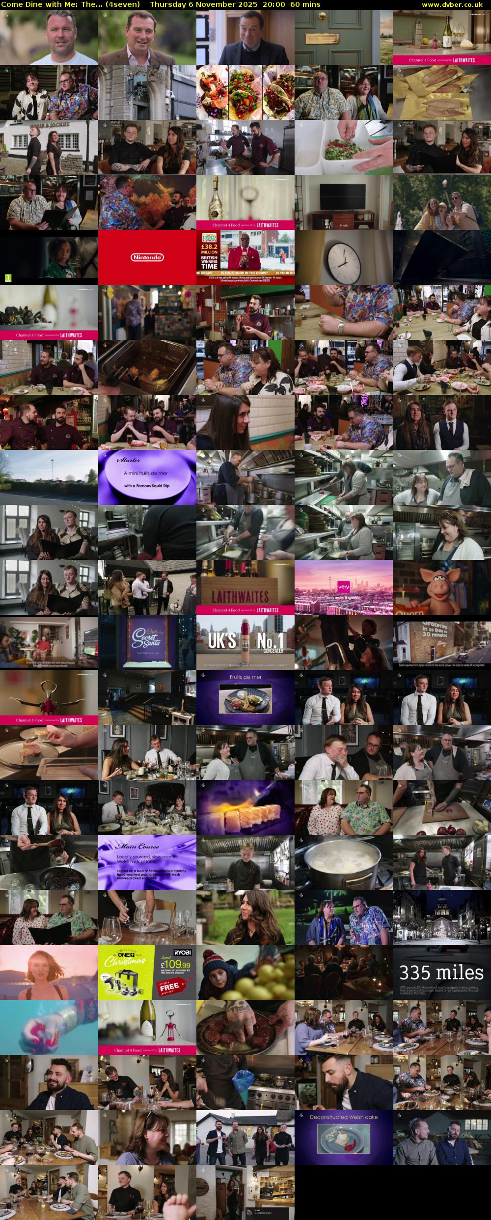 Come Dine with Me: The... (4seven) Thursday 6 November 2025 20:00 - 21:00