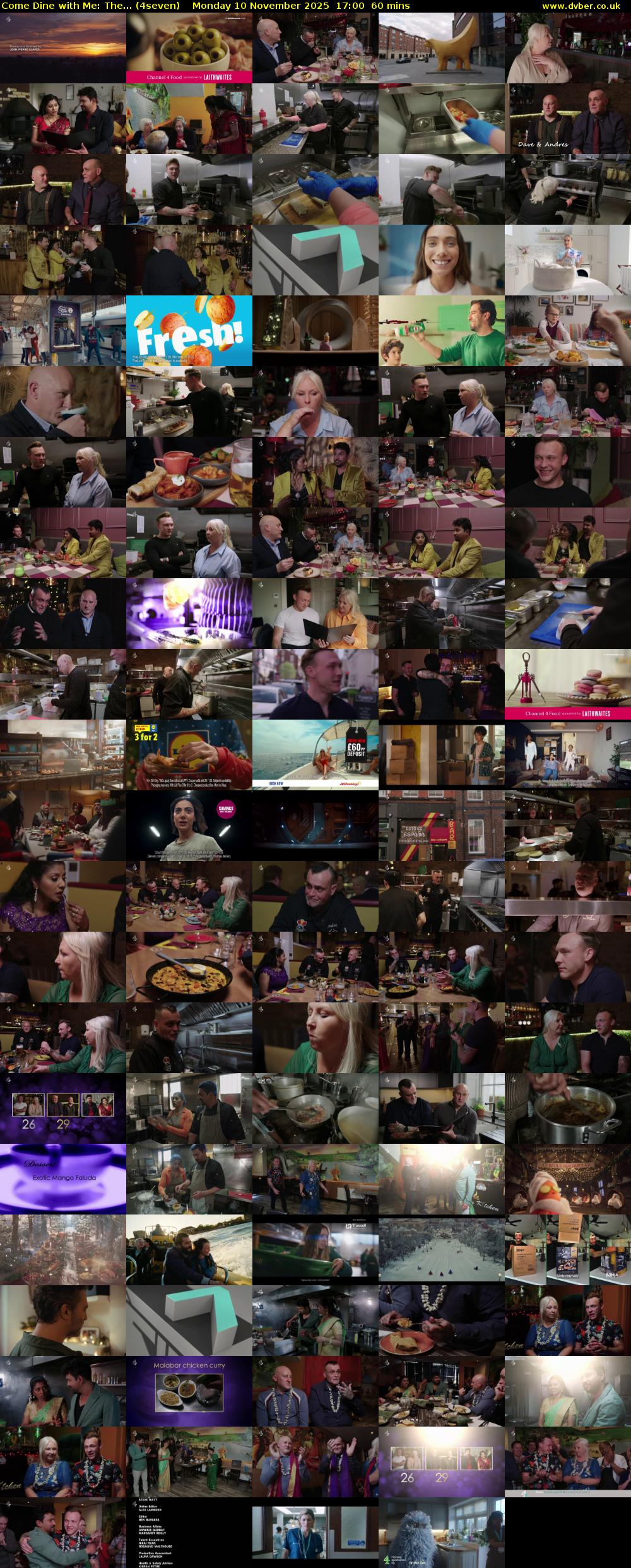 Come Dine with Me: The... (4seven) Monday 10 November 2025 17:00 - 18:00
