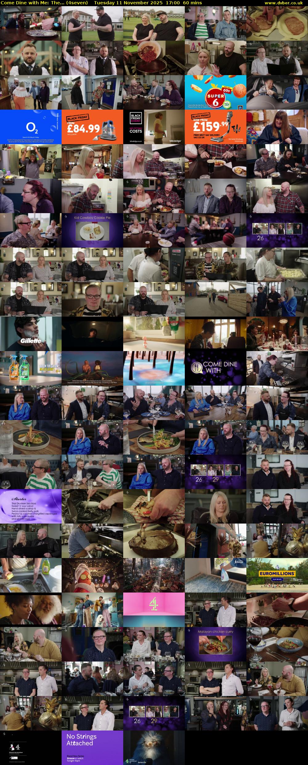 Come Dine with Me: The... (4seven) Tuesday 11 November 2025 17:00 - 18:00