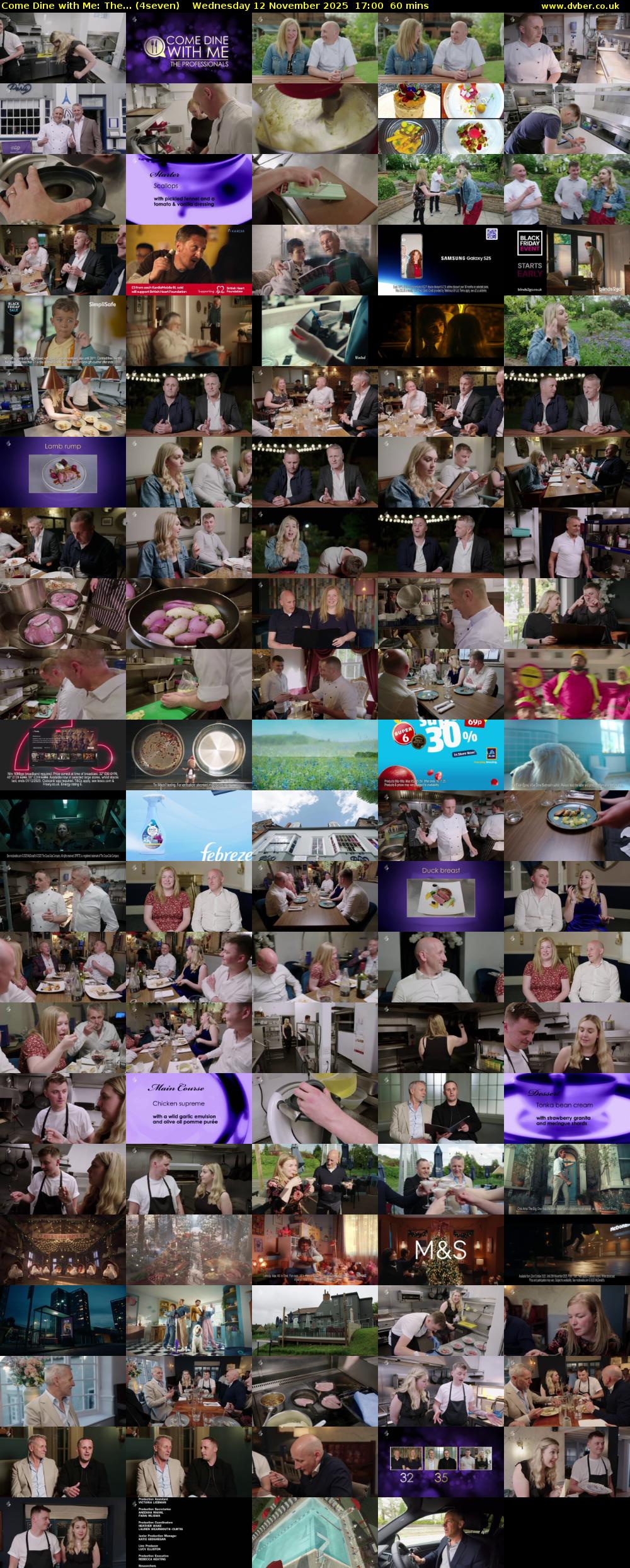 Come Dine with Me: The... (4seven) Wednesday 12 November 2025 17:00 - 18:00