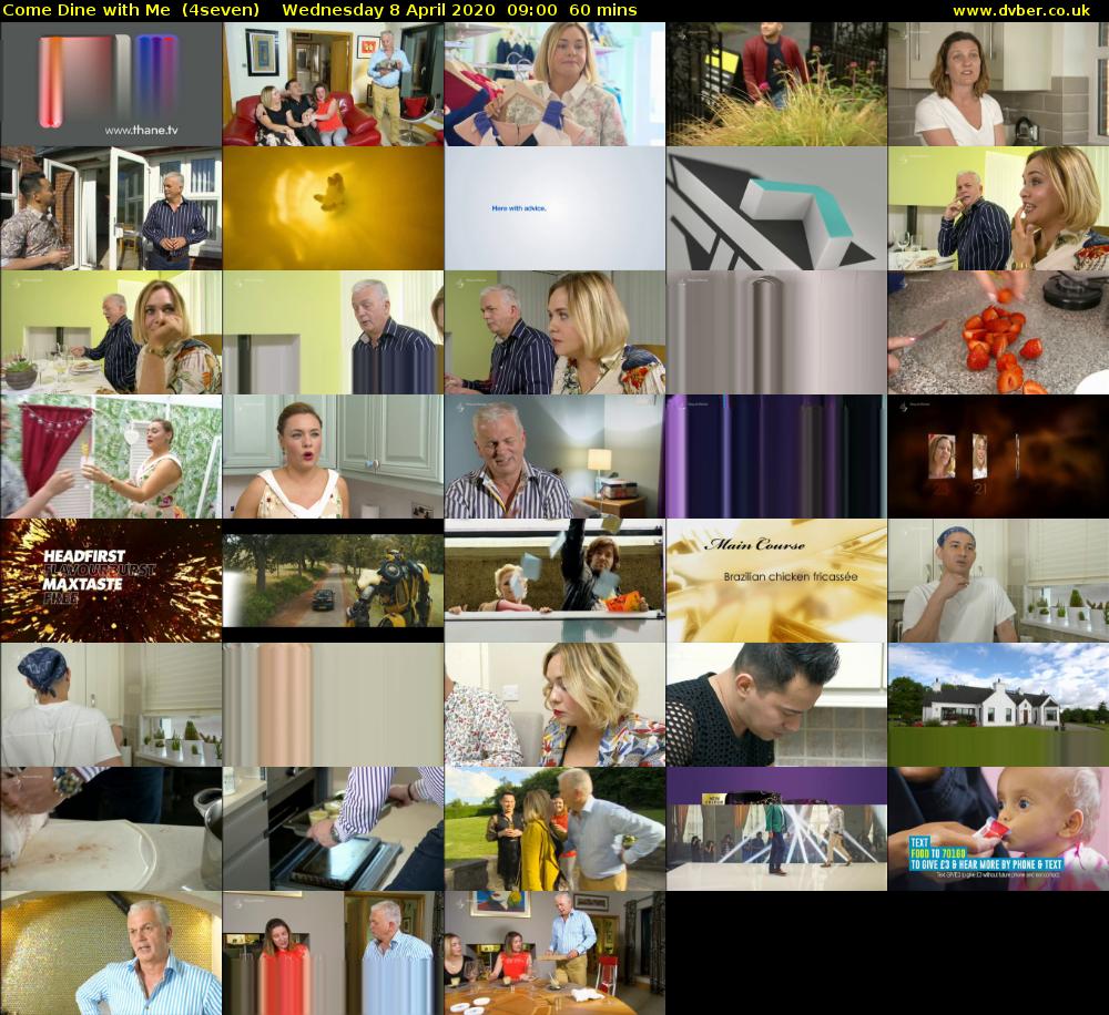 Come Dine with Me  (4seven) Wednesday 8 April 2020 09:00 - 10:00