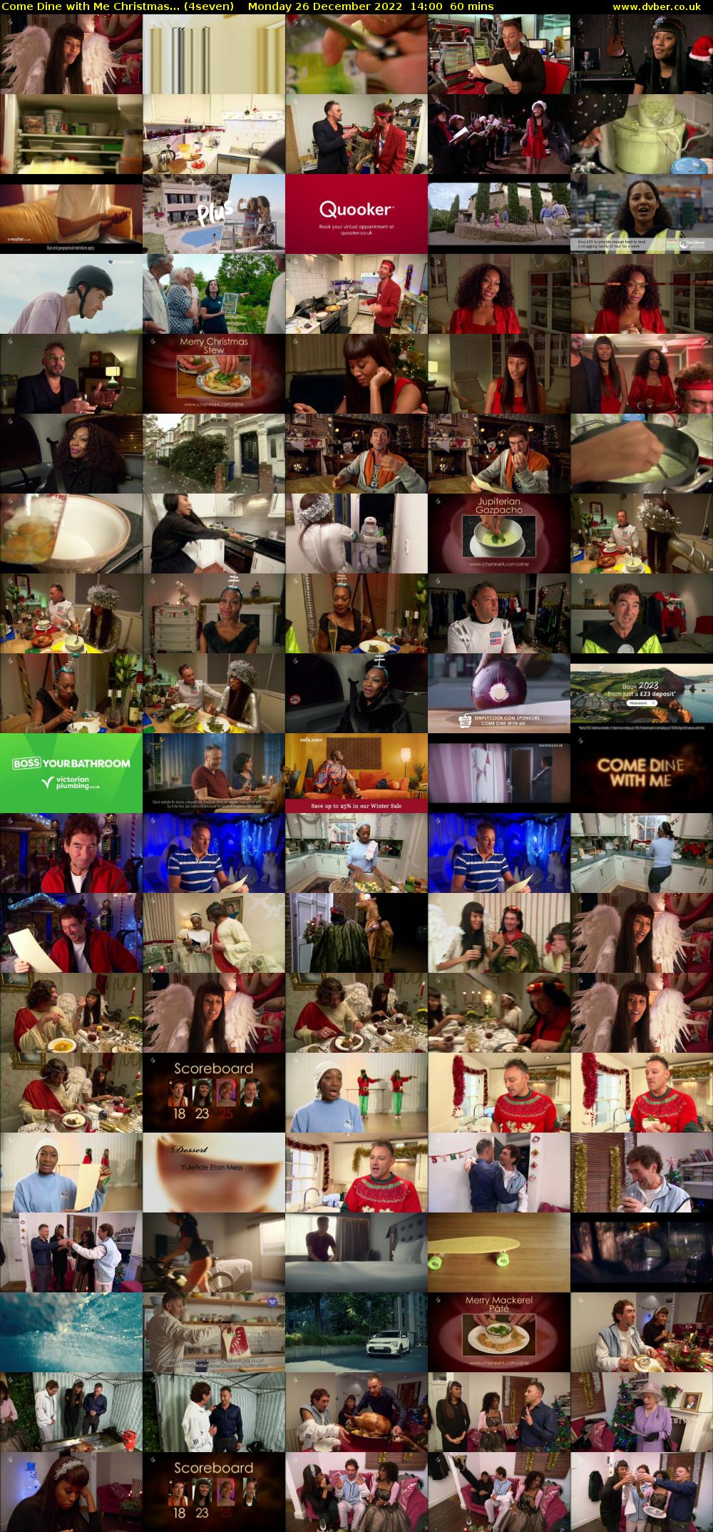 Come Dine with Me Christmas... (4seven) Monday 26 December 2022 14:00 - 15:00