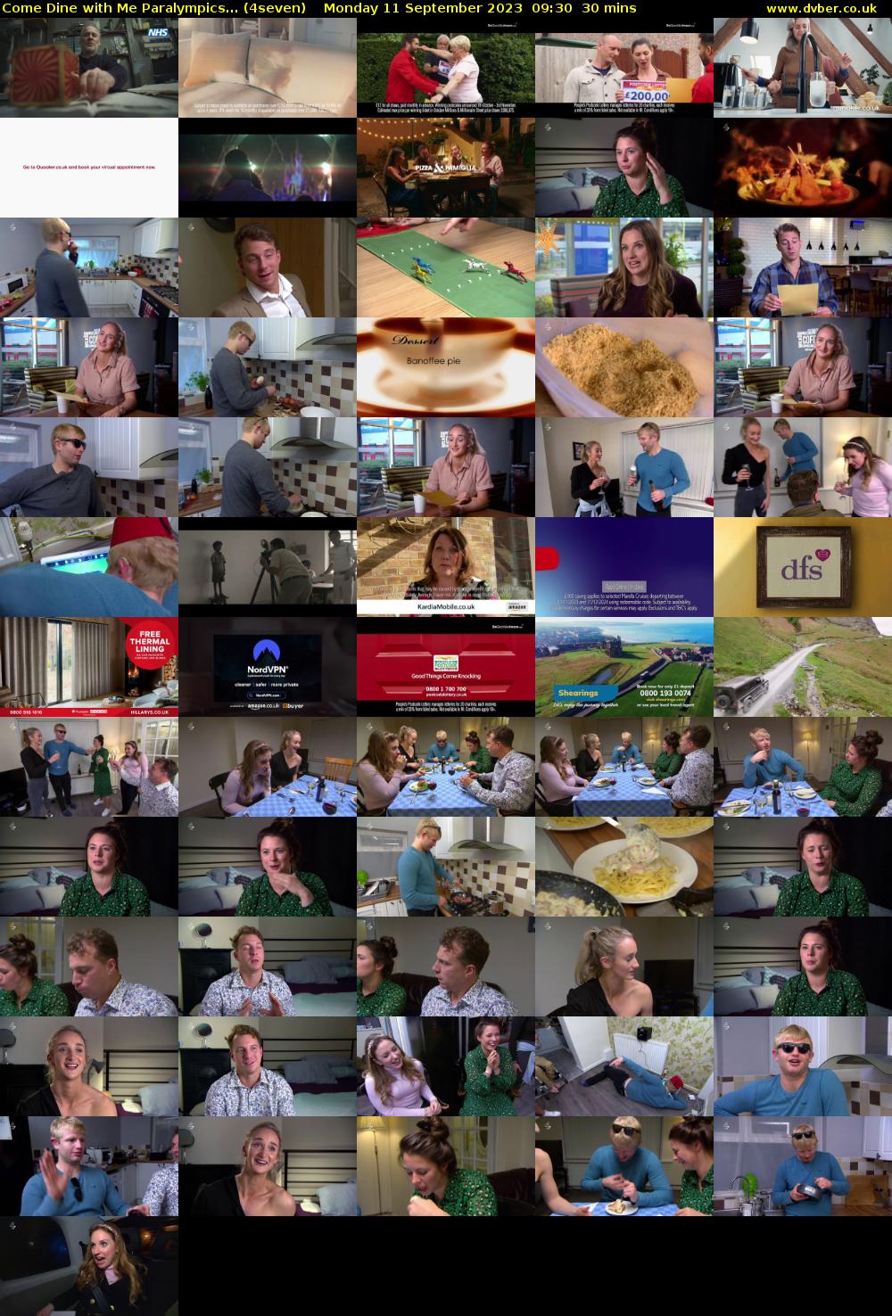 Come Dine with Me Paralympics... (4seven) Monday 11 September 2023 09:30 - 10:00