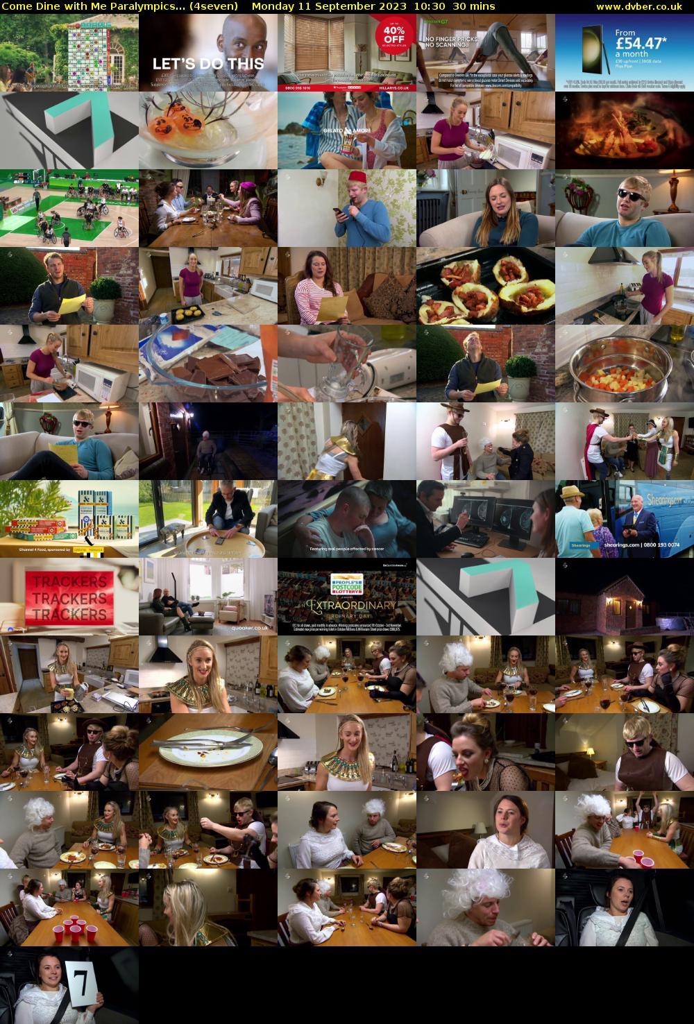 Come Dine with Me Paralympics... (4seven) Monday 11 September 2023 10:30 - 11:00