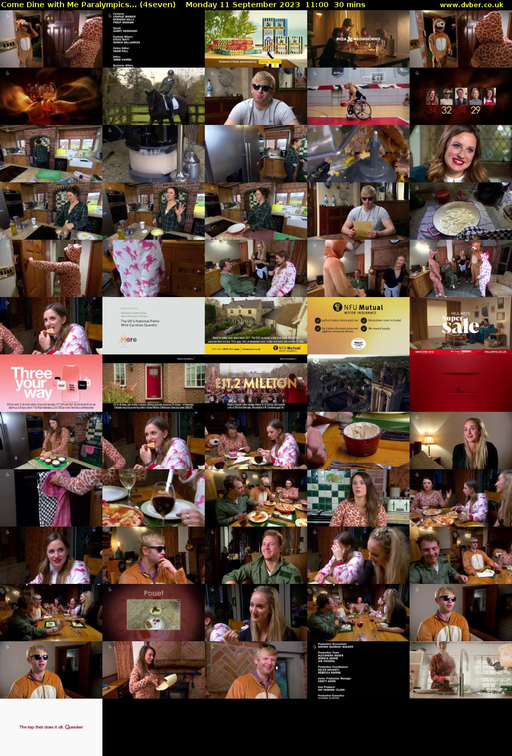 Come Dine with Me Paralympics... (4seven) Monday 11 September 2023 11:00 - 11:30