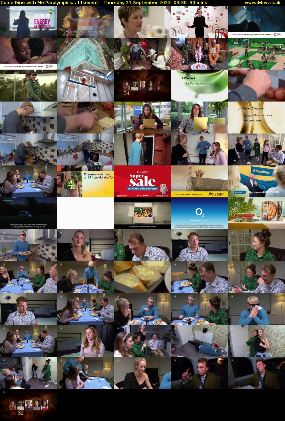 Come Dine with Me Paralympics... (4seven) Thursday 21 September 2023 09:30 - 10:00