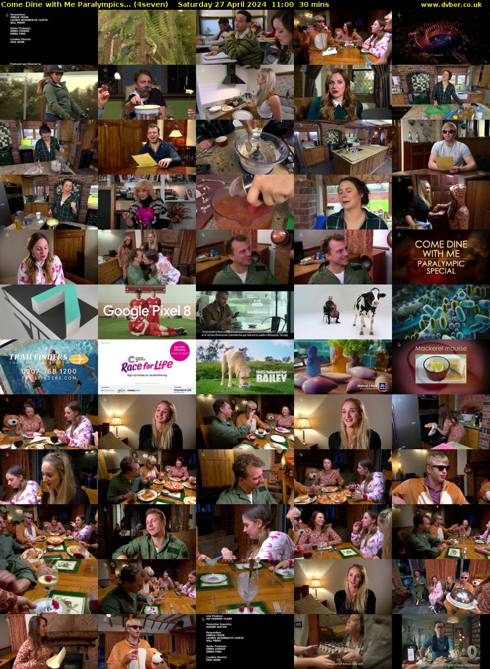 Come Dine with Me Paralympics... (4seven) Saturday 27 April 2024 11:00 - 11:30
