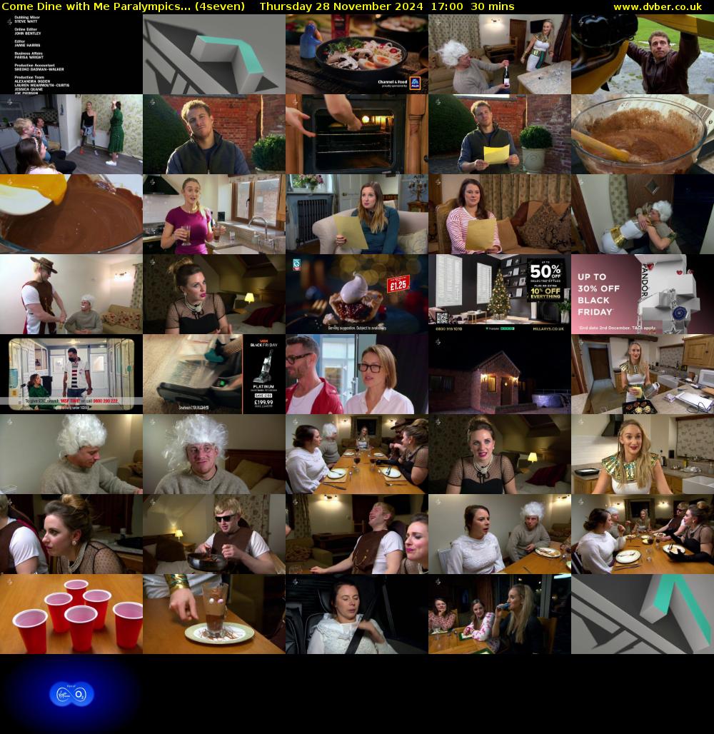 Come Dine with Me Paralympics... (4seven) Thursday 28 November 2024 17:00 - 17:30