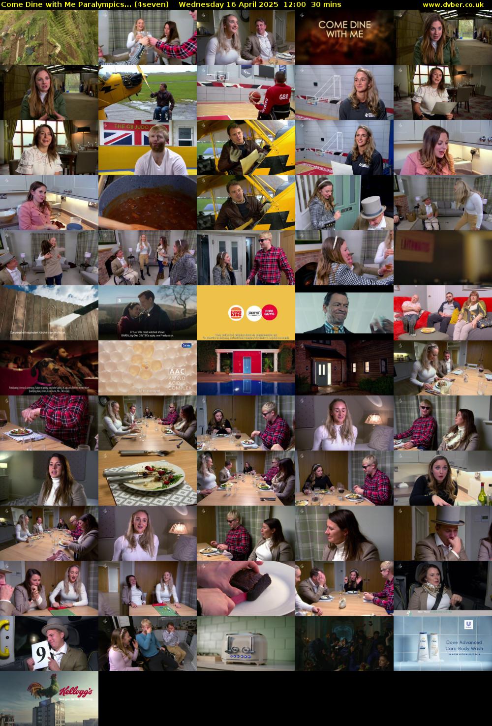 Come Dine with Me Paralympics... (4seven) Wednesday 16 April 2025 12:00 - 12:30