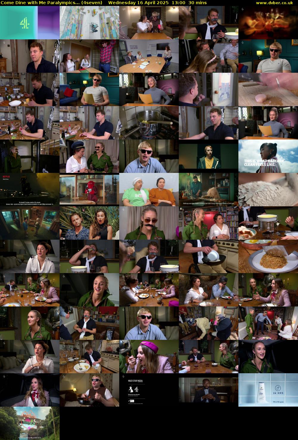 Come Dine with Me Paralympics... (4seven) Wednesday 16 April 2025 13:00 - 13:30