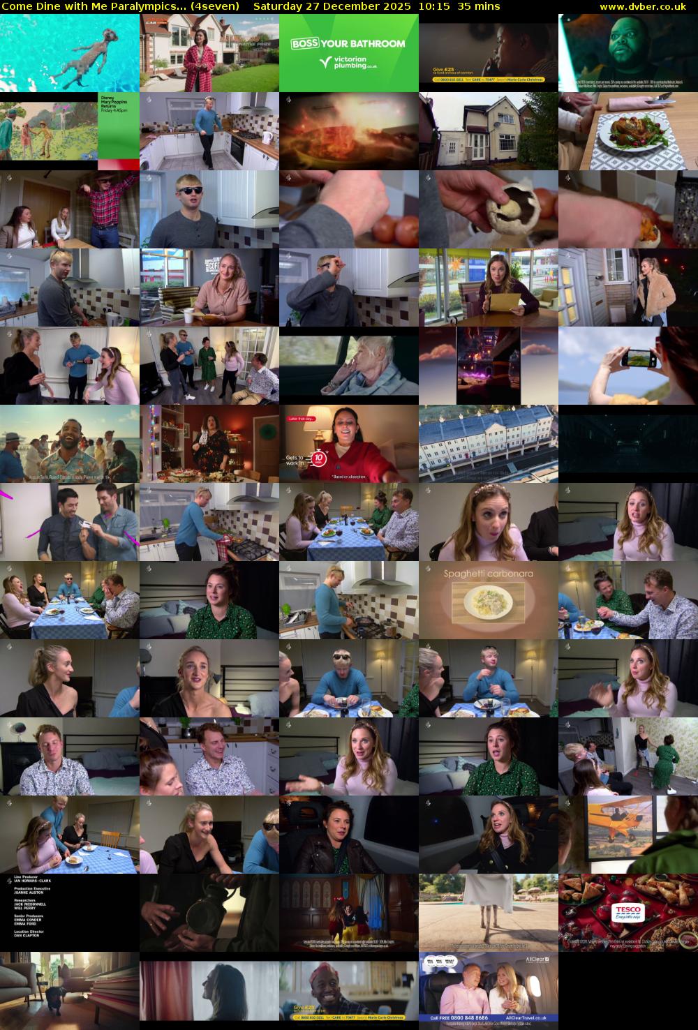 Come Dine with Me Paralympics... (4seven) Saturday 27 December 2025 10:15 - 10:50