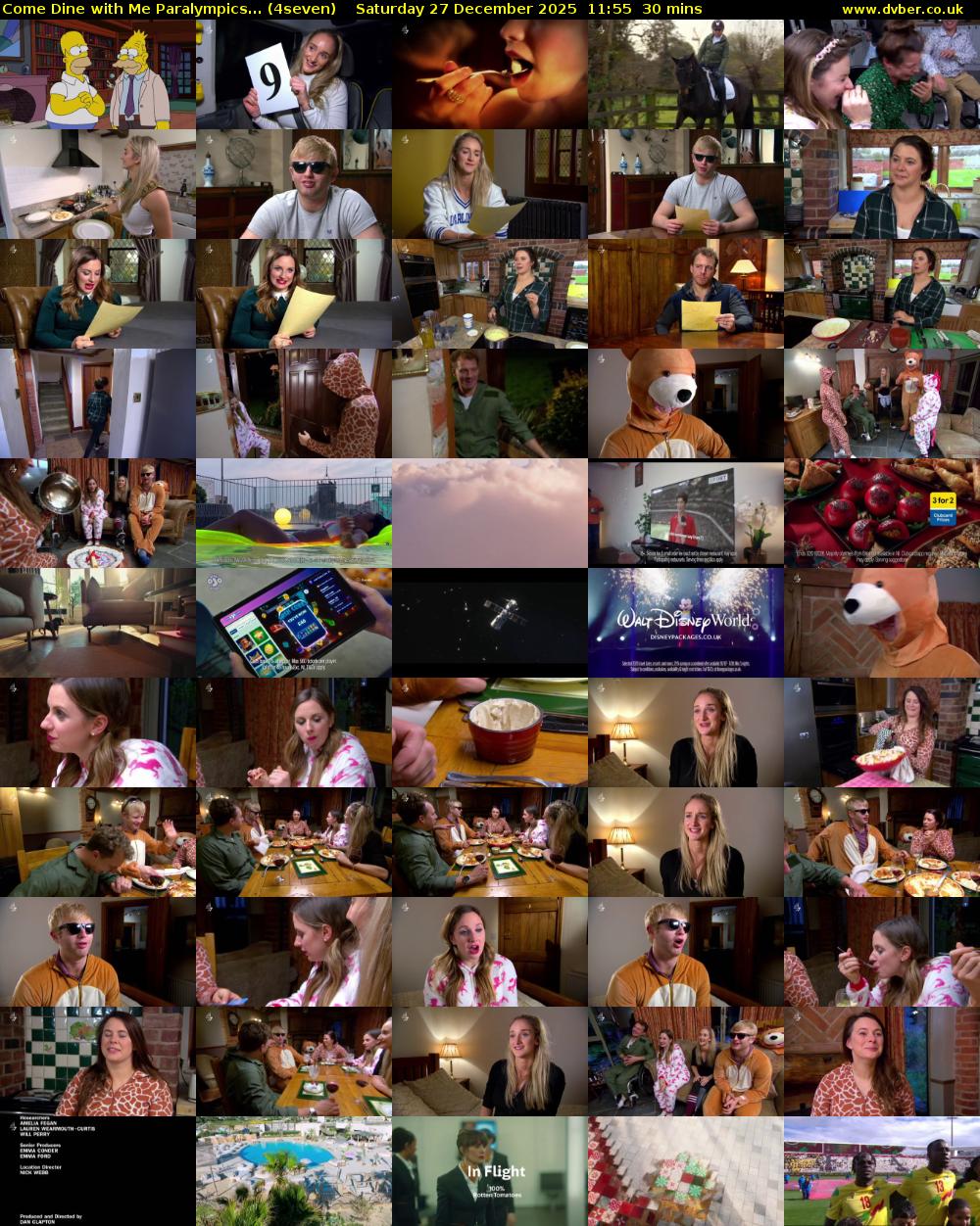 Come Dine with Me Paralympics... (4seven) Saturday 27 December 2025 11:55 - 12:25