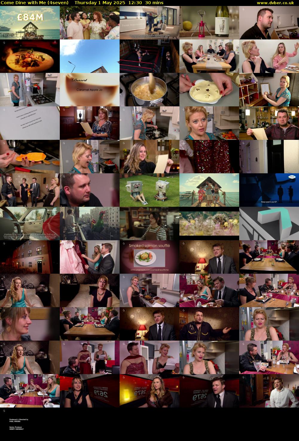 Come Dine with Me (4seven) Thursday 1 May 2025 12:30 - 13:00