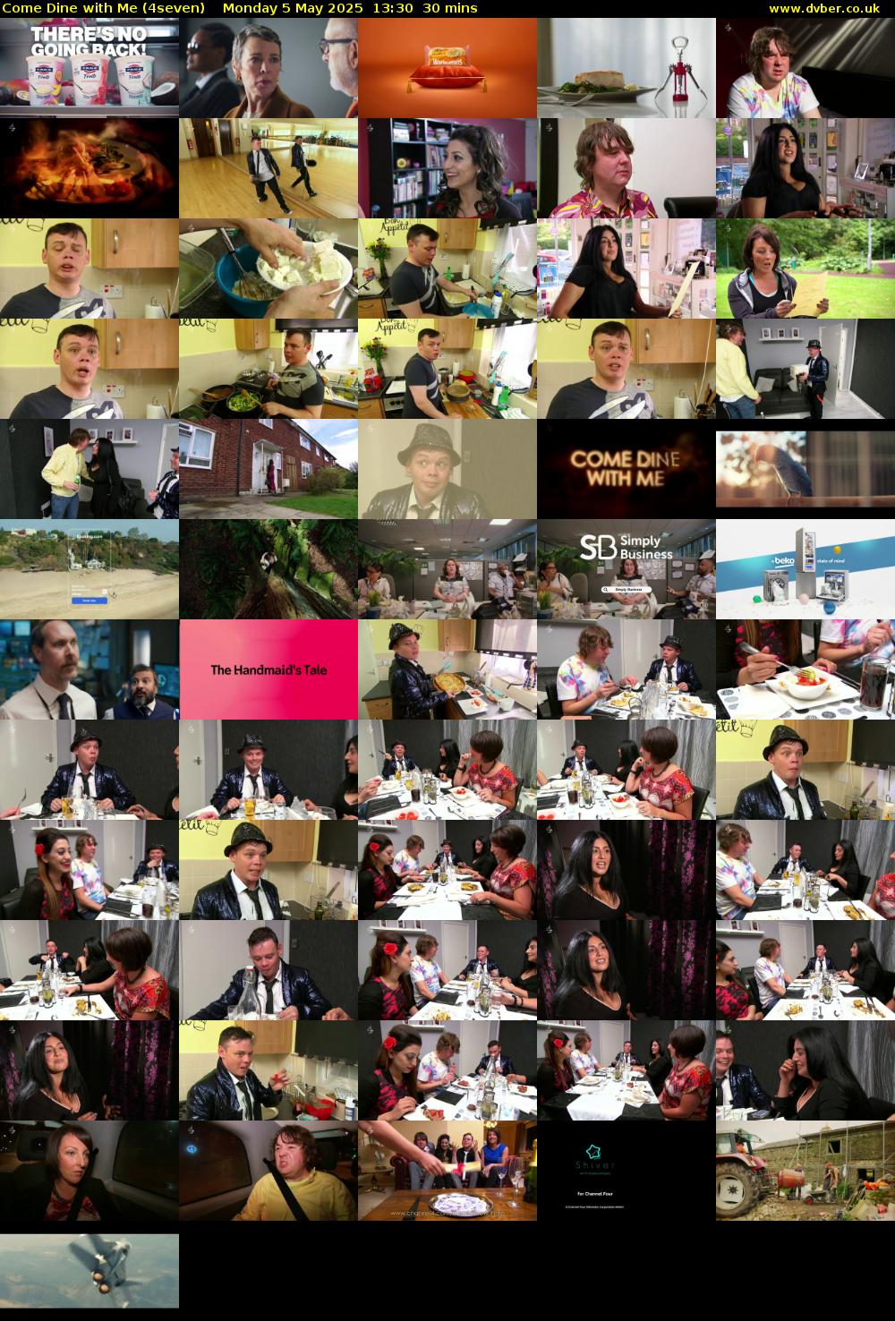 Come Dine with Me (4seven) Monday 5 May 2025 13:30 - 14:00