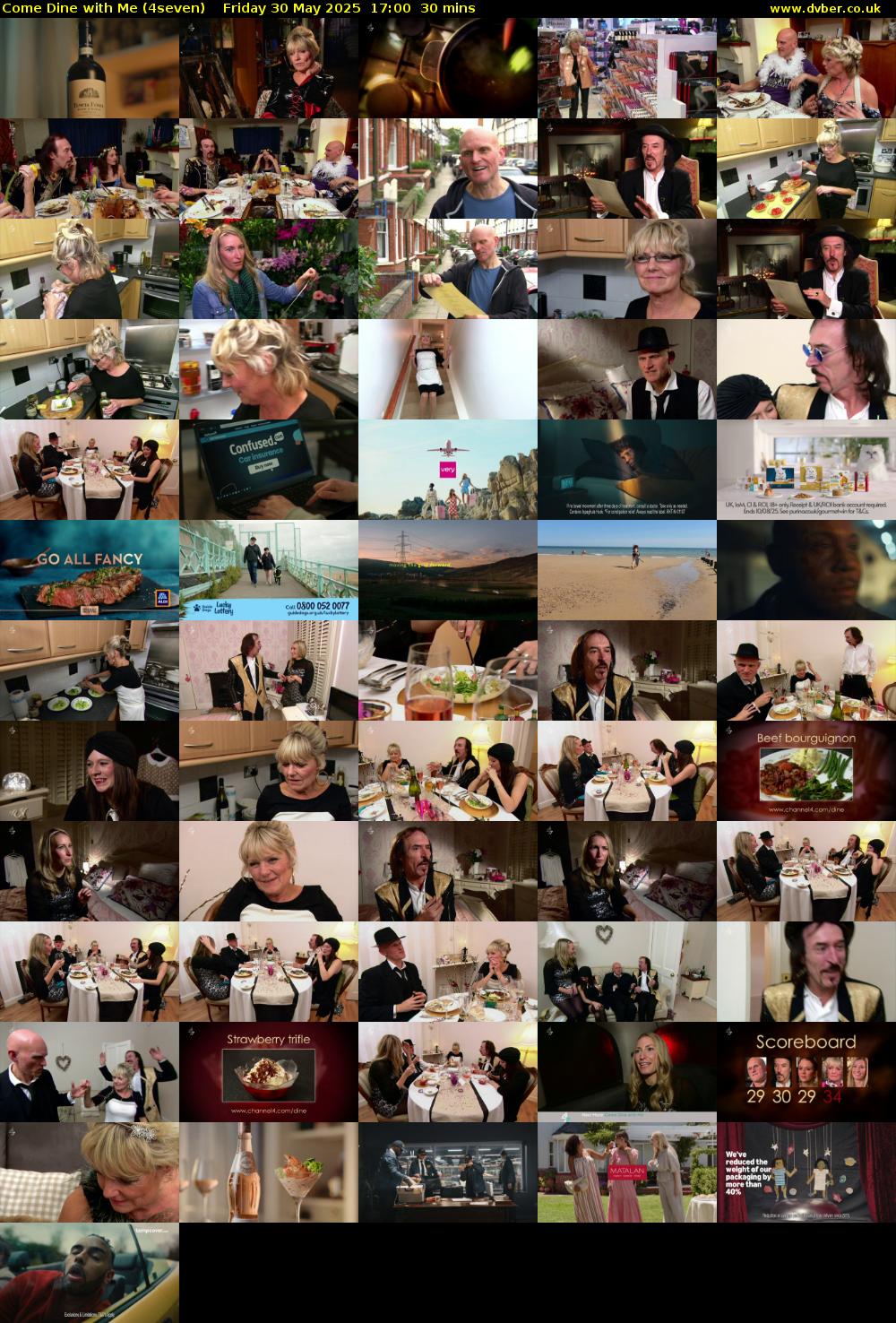 Come Dine with Me (4seven) Friday 30 May 2025 17:00 - 17:30