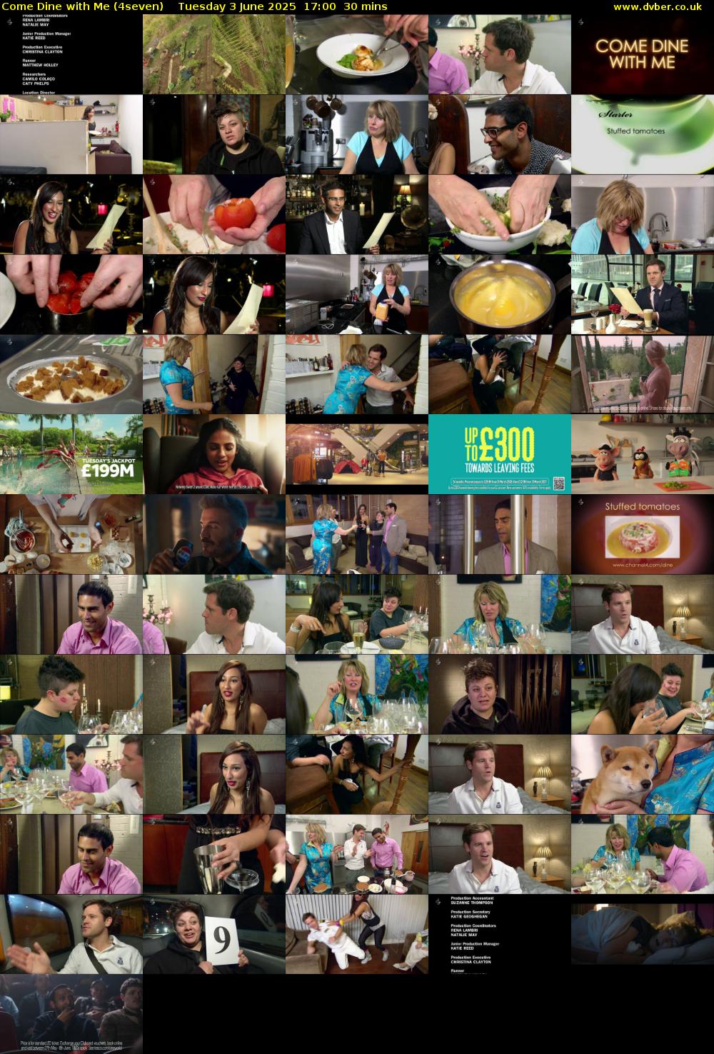 Come Dine with Me (4seven) Tuesday 3 June 2025 17:00 - 17:30
