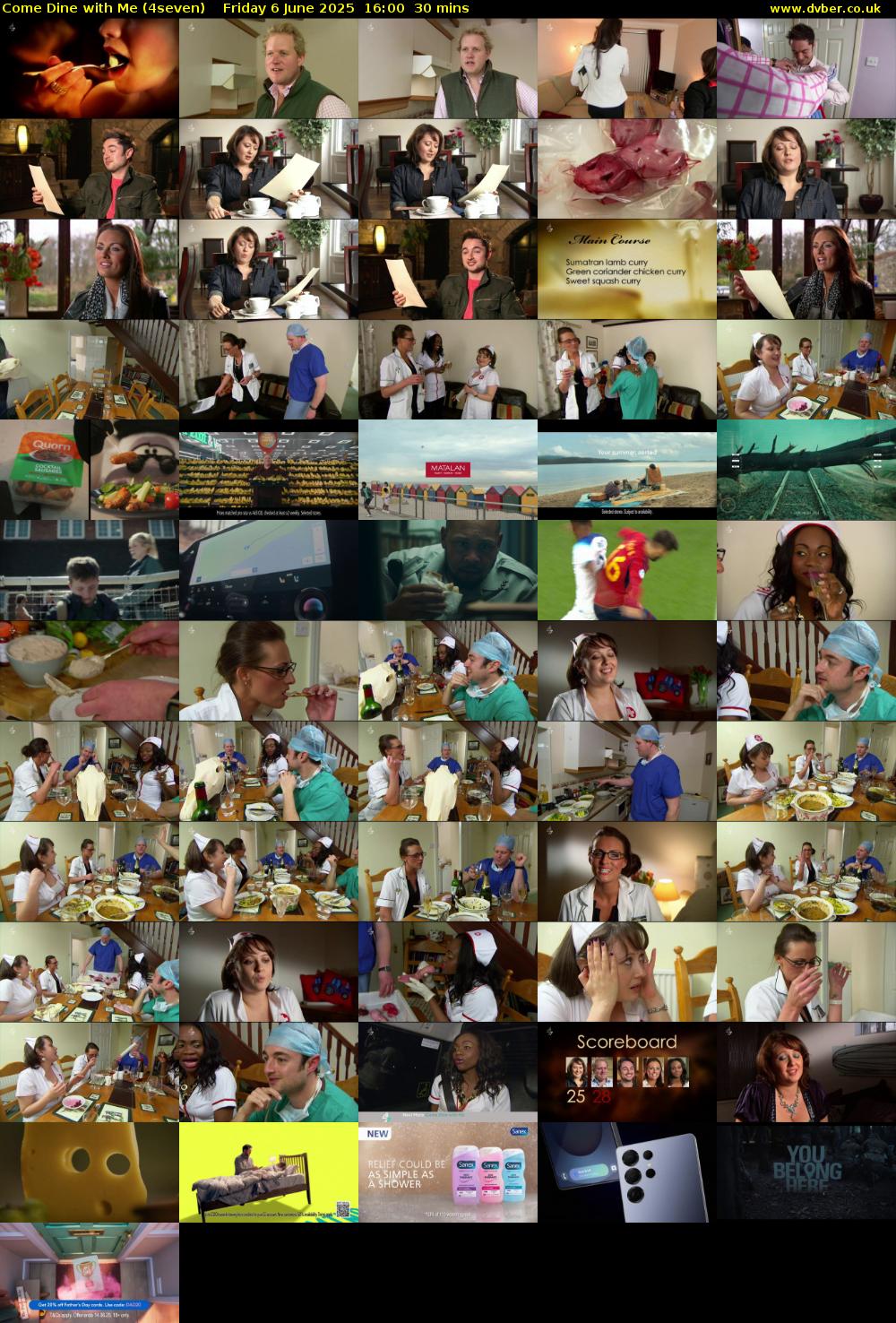 Come Dine with Me (4seven) Friday 6 June 2025 16:00 - 16:30