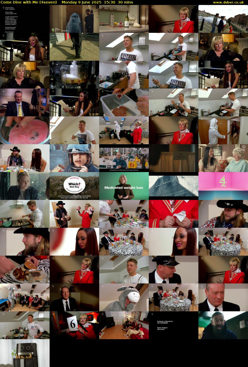 Come Dine with Me (4seven) Monday 9 June 2025 15:30 - 16:00