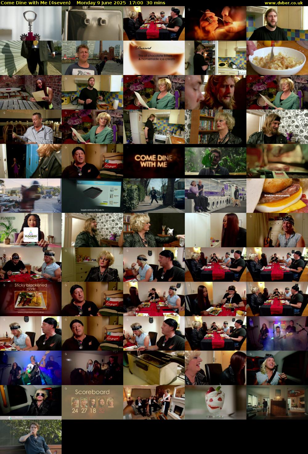 Come Dine with Me (4seven) Monday 9 June 2025 17:00 - 17:30