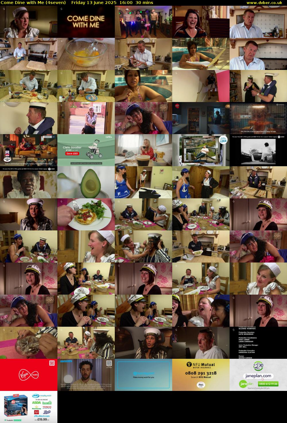 Come Dine with Me (4seven) Friday 13 June 2025 16:00 - 16:30