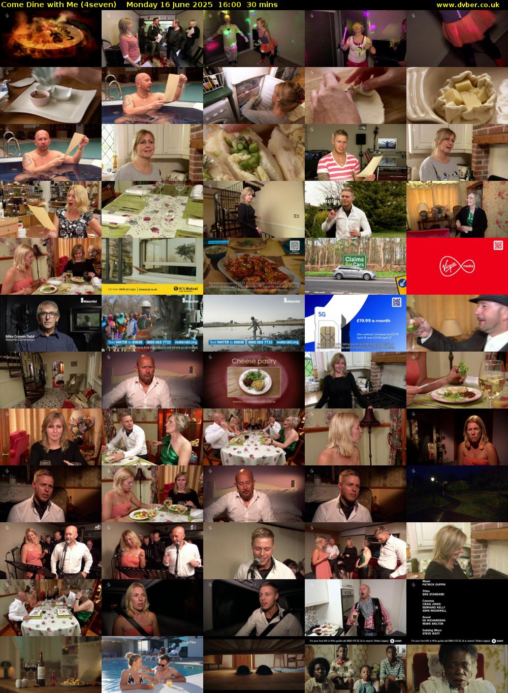 Come Dine with Me (4seven) Monday 16 June 2025 16:00 - 16:30