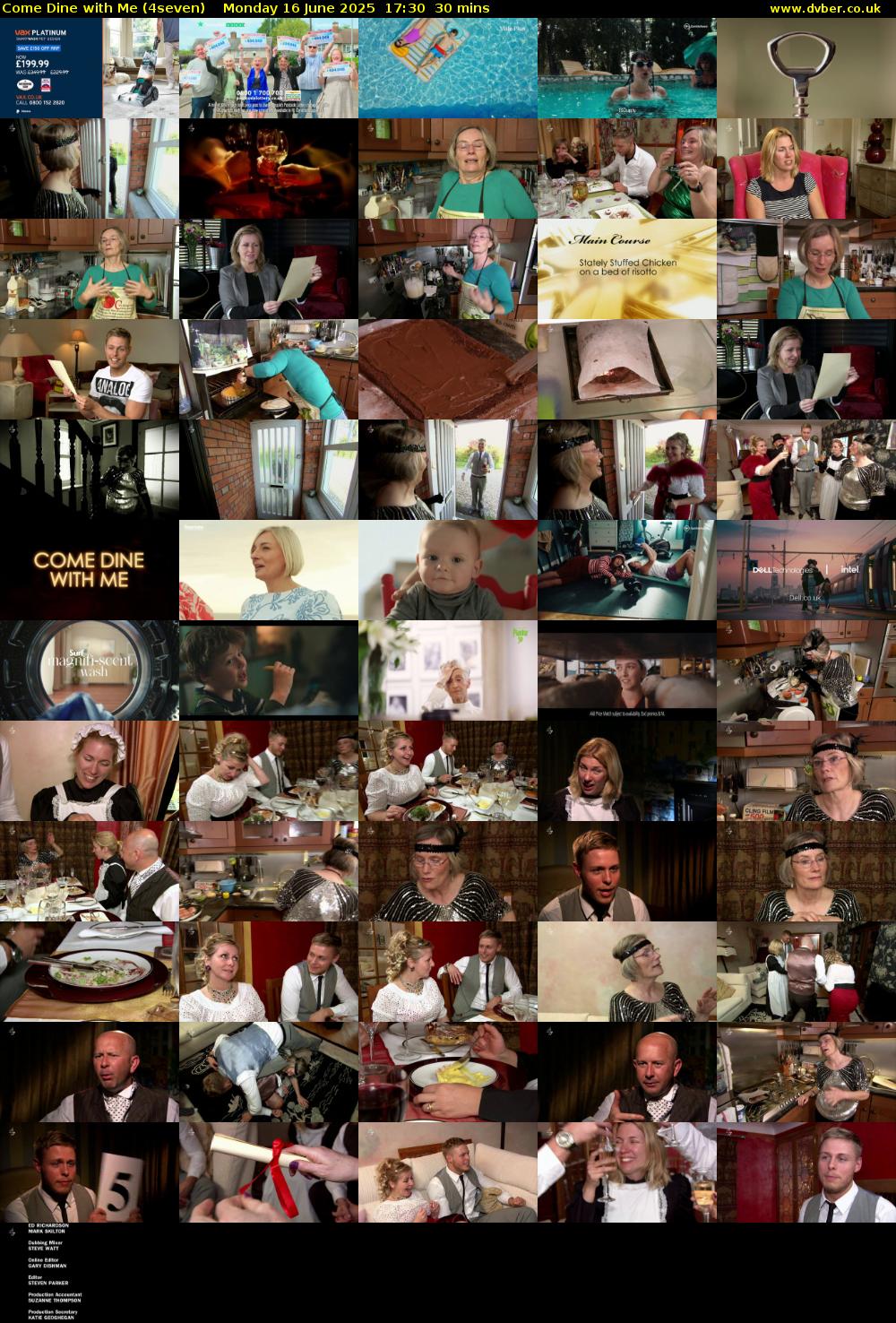 Come Dine with Me (4seven) Monday 16 June 2025 17:30 - 18:00