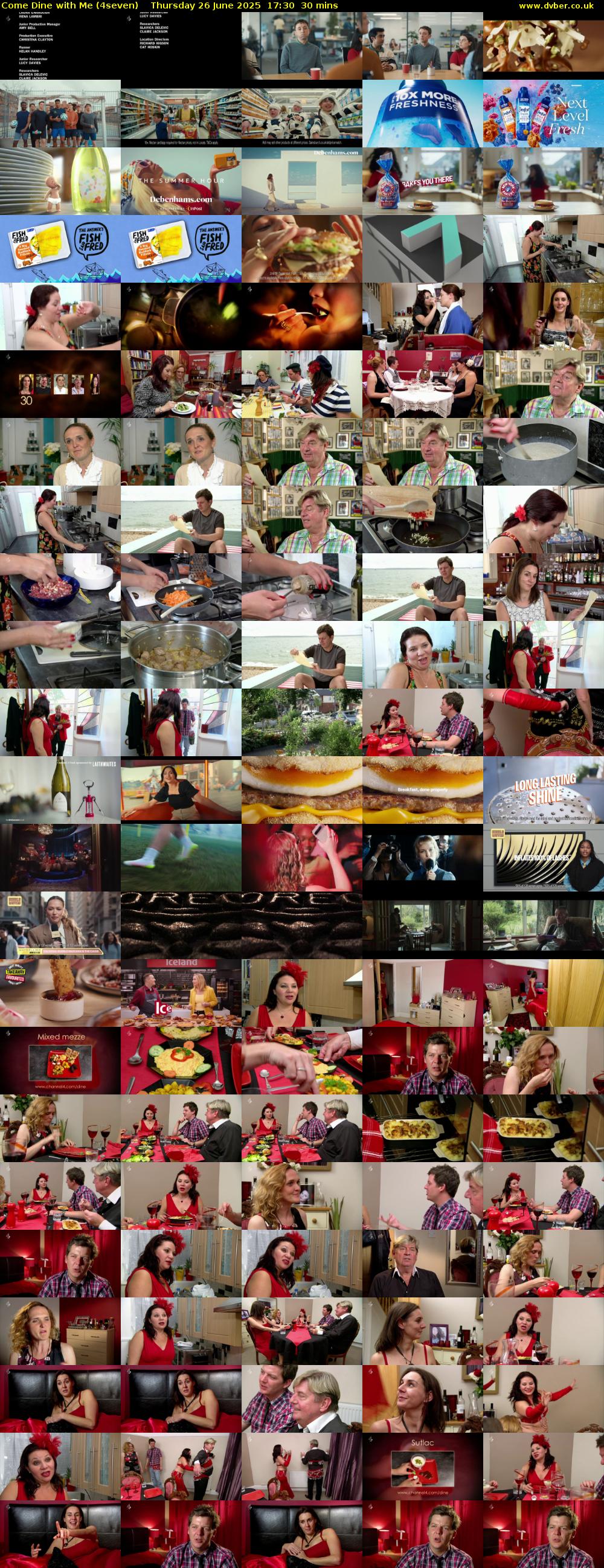 Come Dine with Me (4seven) Thursday 26 June 2025 17:30 - 18:00