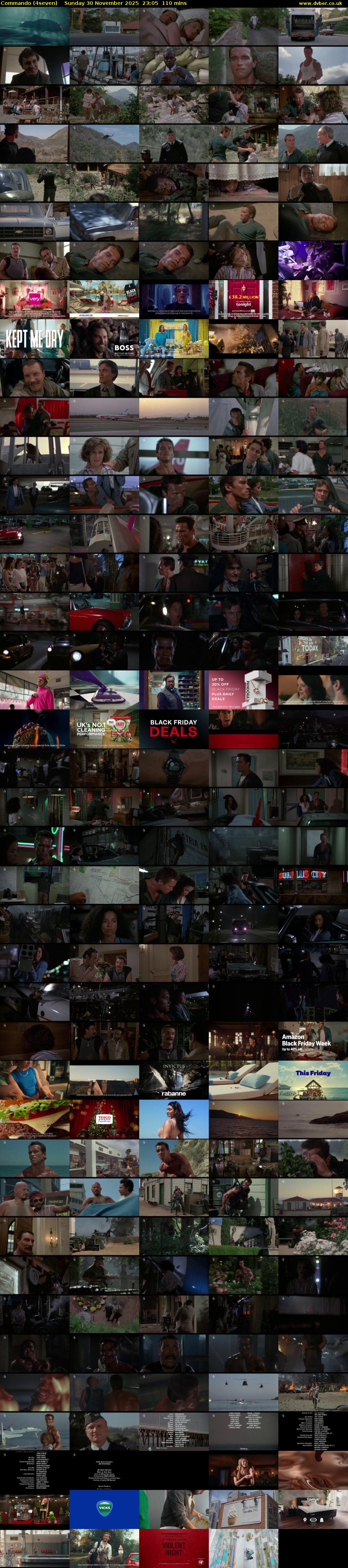 Commando (4seven) Sunday 30 November 2025 23:05 - 00:55