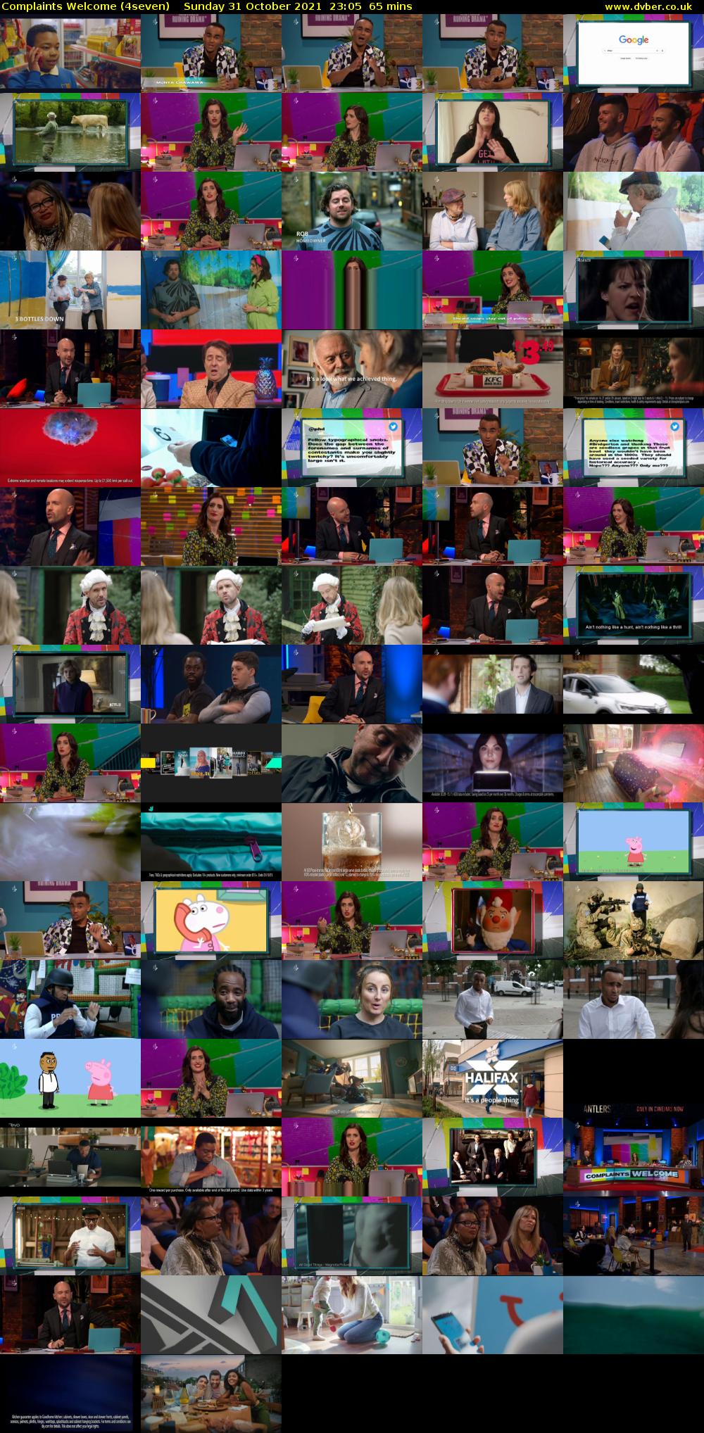 Complaints Welcome (4seven) Sunday 31 October 2021 23:05 - 00:10