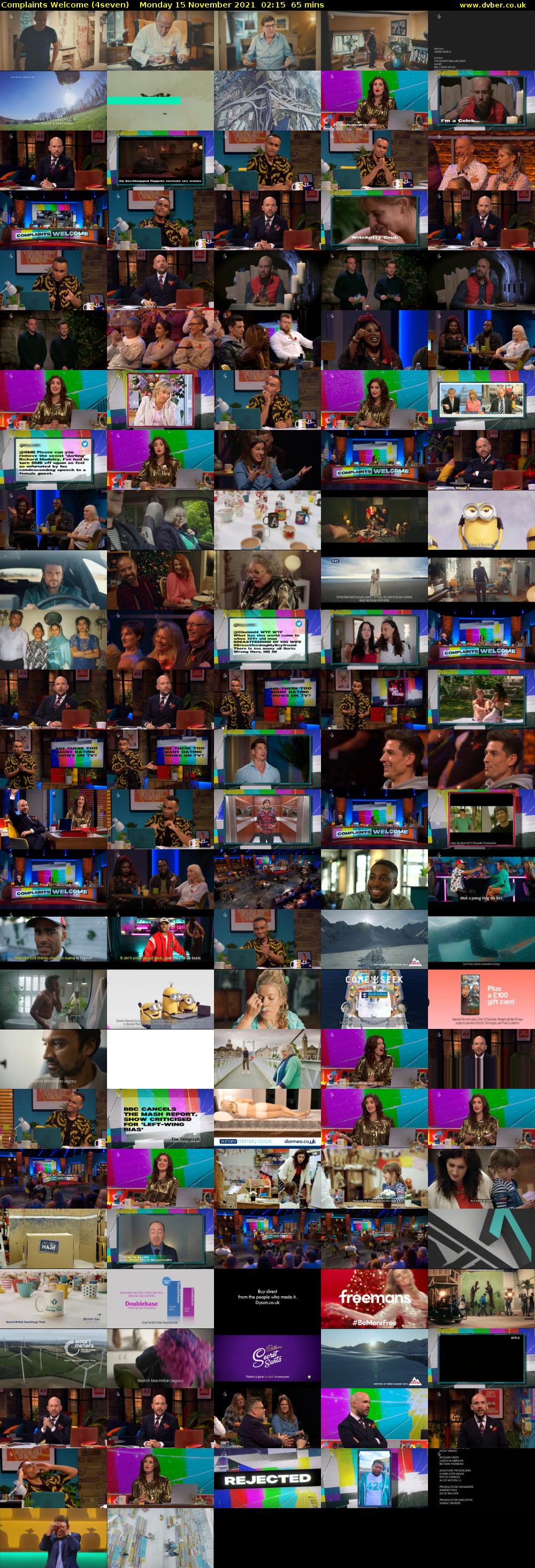 Complaints Welcome (4seven) Monday 15 November 2021 02:15 - 03:20