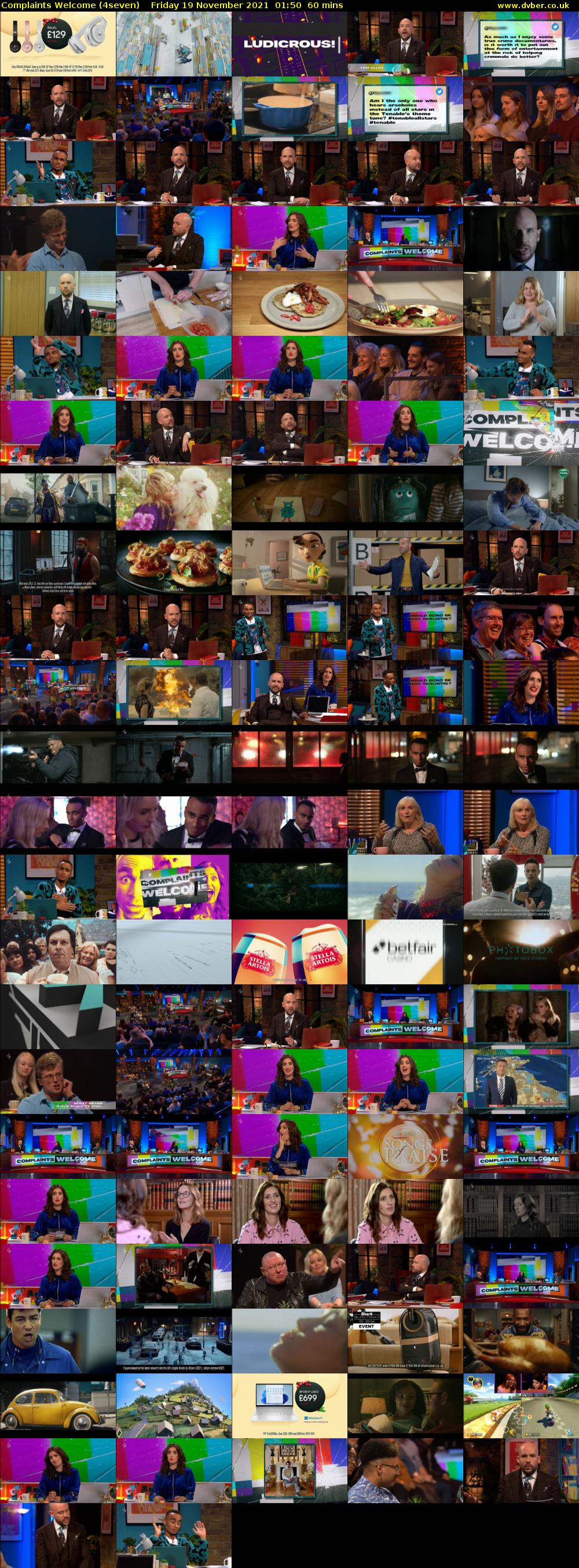 Complaints Welcome (4seven) Friday 19 November 2021 01:50 - 02:50