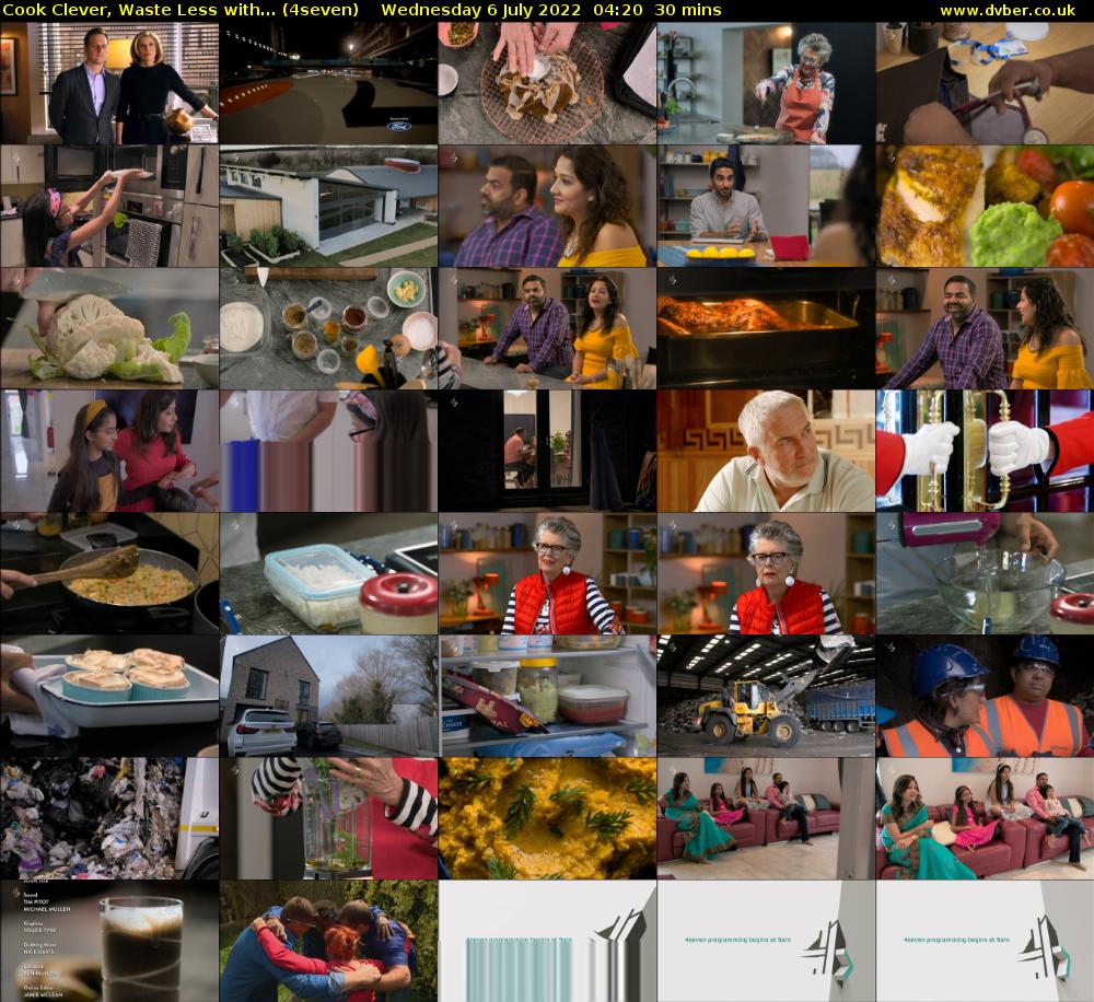 Cook Clever, Waste Less with... (4seven) Wednesday 6 July 2022 04:20 - 04:50