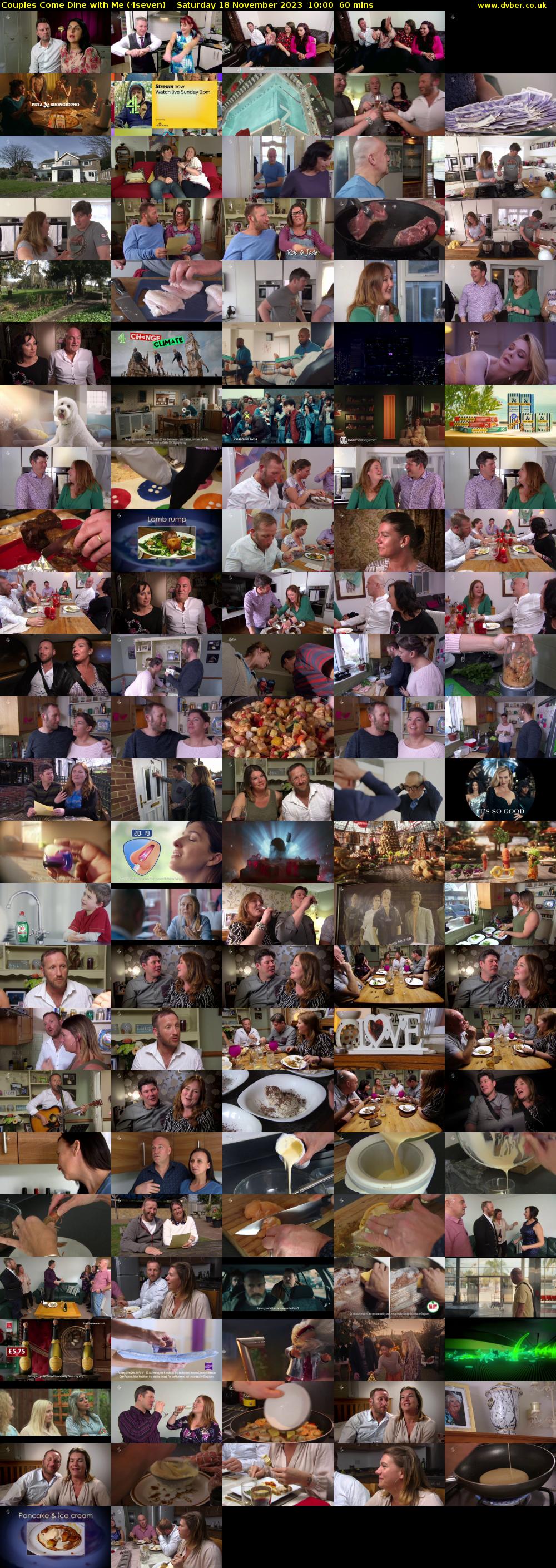 Couples Come Dine with Me (4seven) Saturday 18 November 2023 10:00 - 11:00