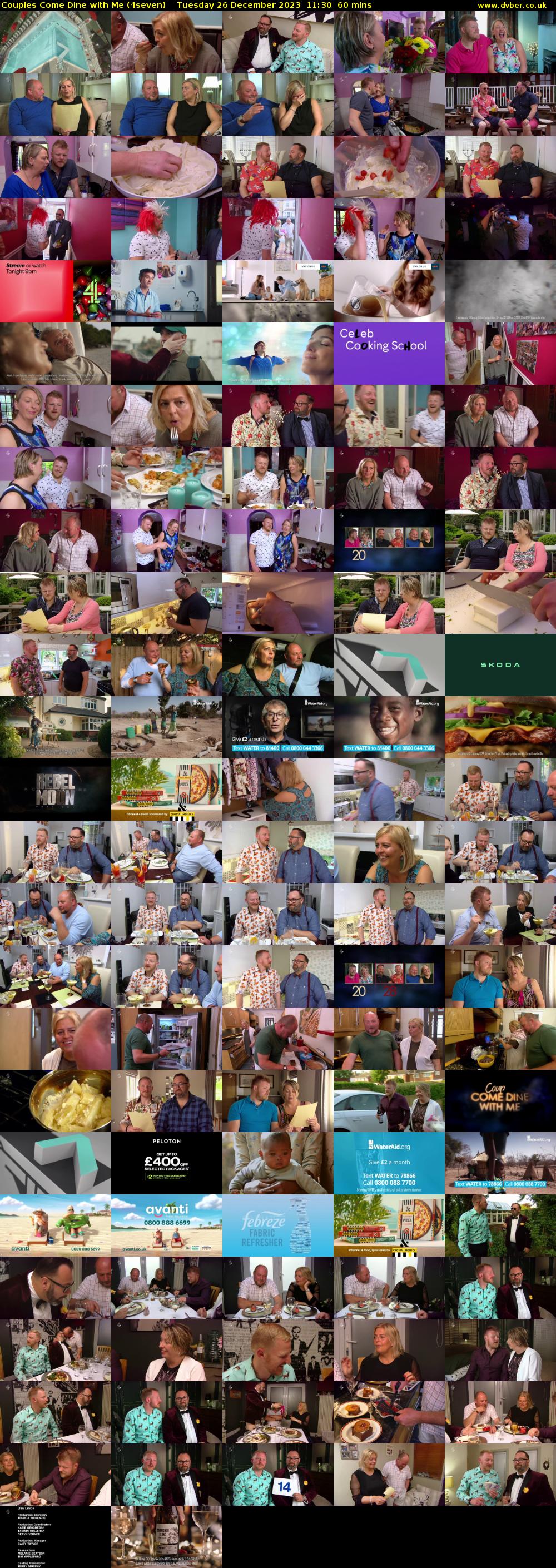 Couples Come Dine with Me (4seven) Tuesday 26 December 2023 11:30 - 12:30