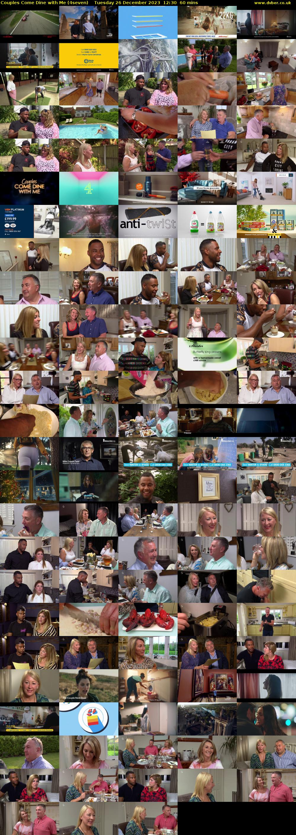 Couples Come Dine with Me (4seven) Tuesday 26 December 2023 12:30 - 13:30