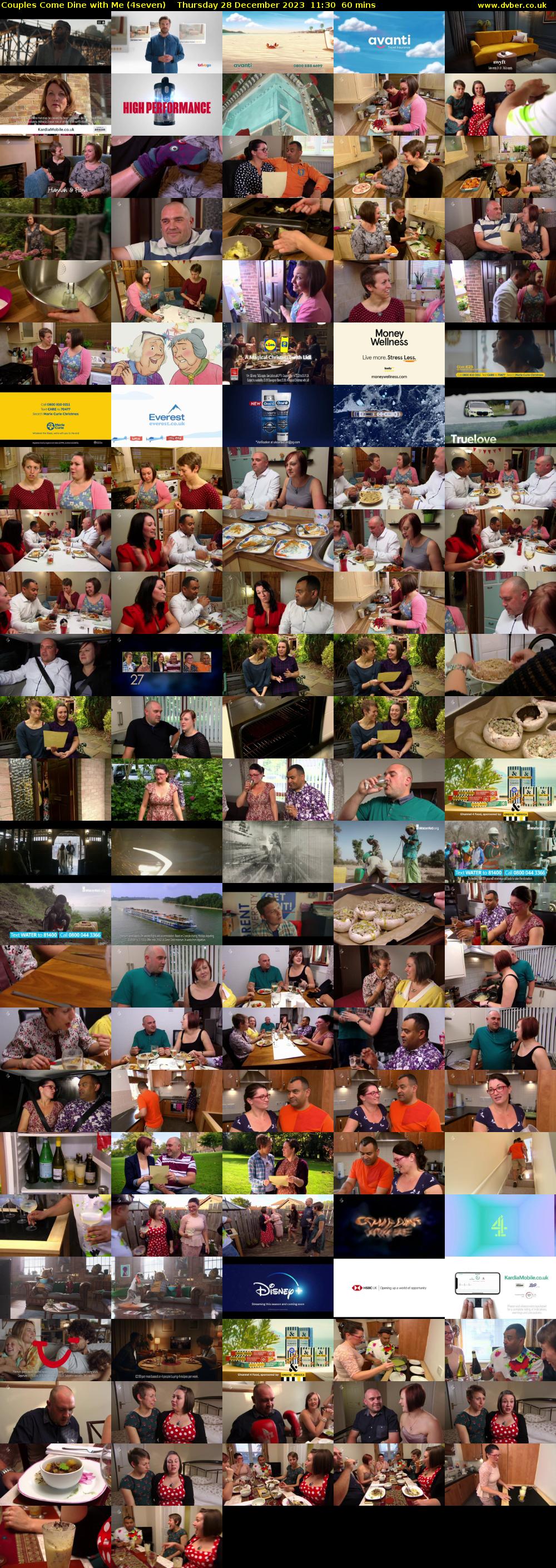 Couples Come Dine with Me (4seven) Thursday 28 December 2023 11:30 - 12:30