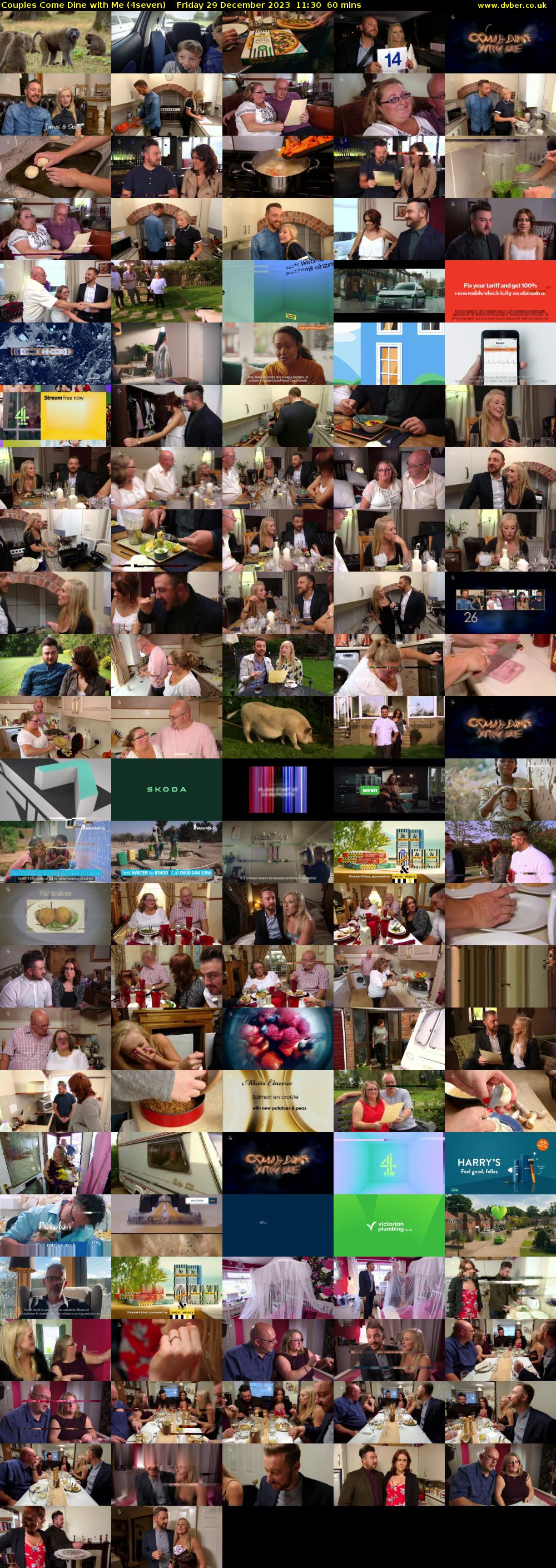 Couples Come Dine with Me (4seven) Friday 29 December 2023 11:30 - 12:30